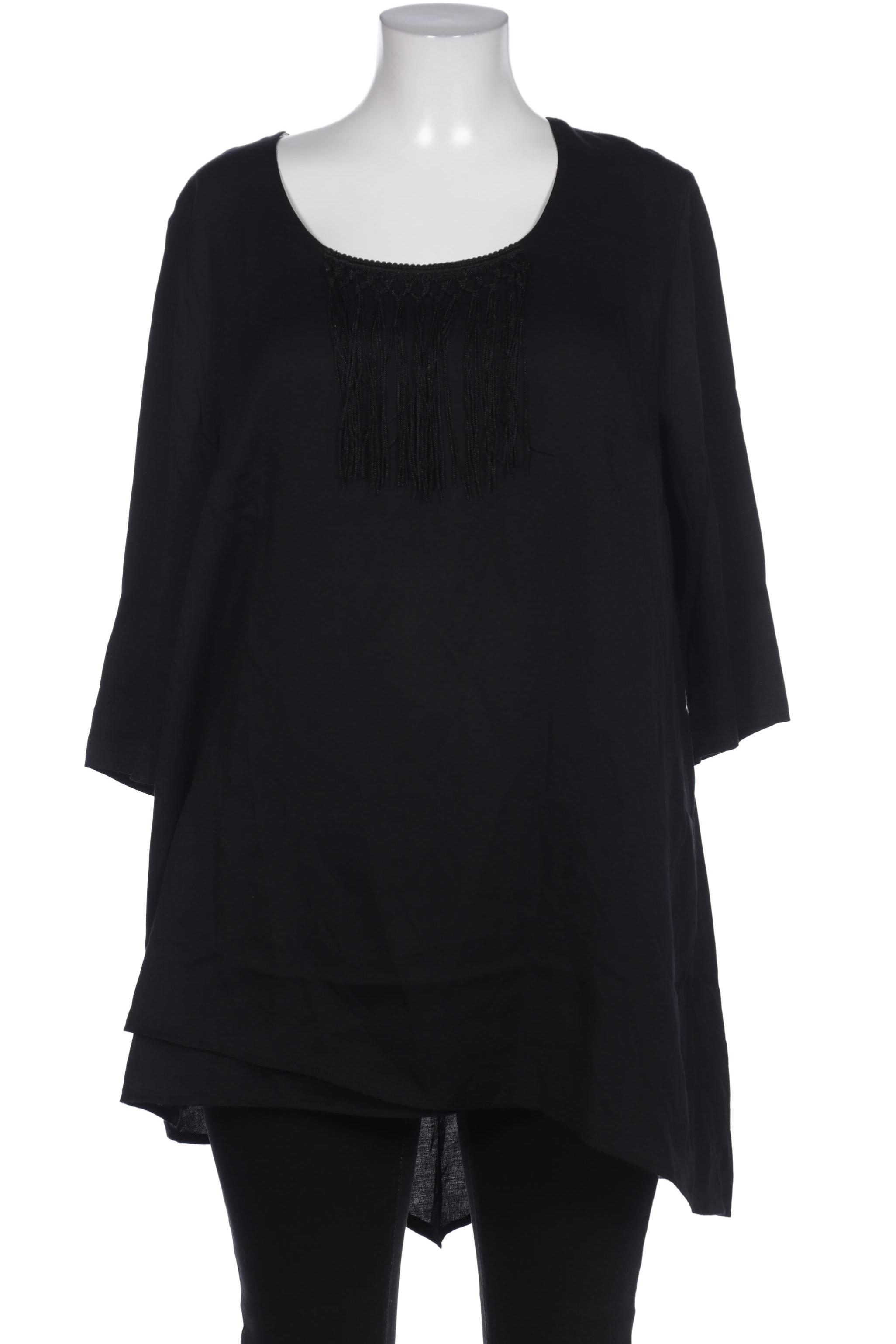 

Ulla Popken Damen Bluse, schwarz, Gr. 46