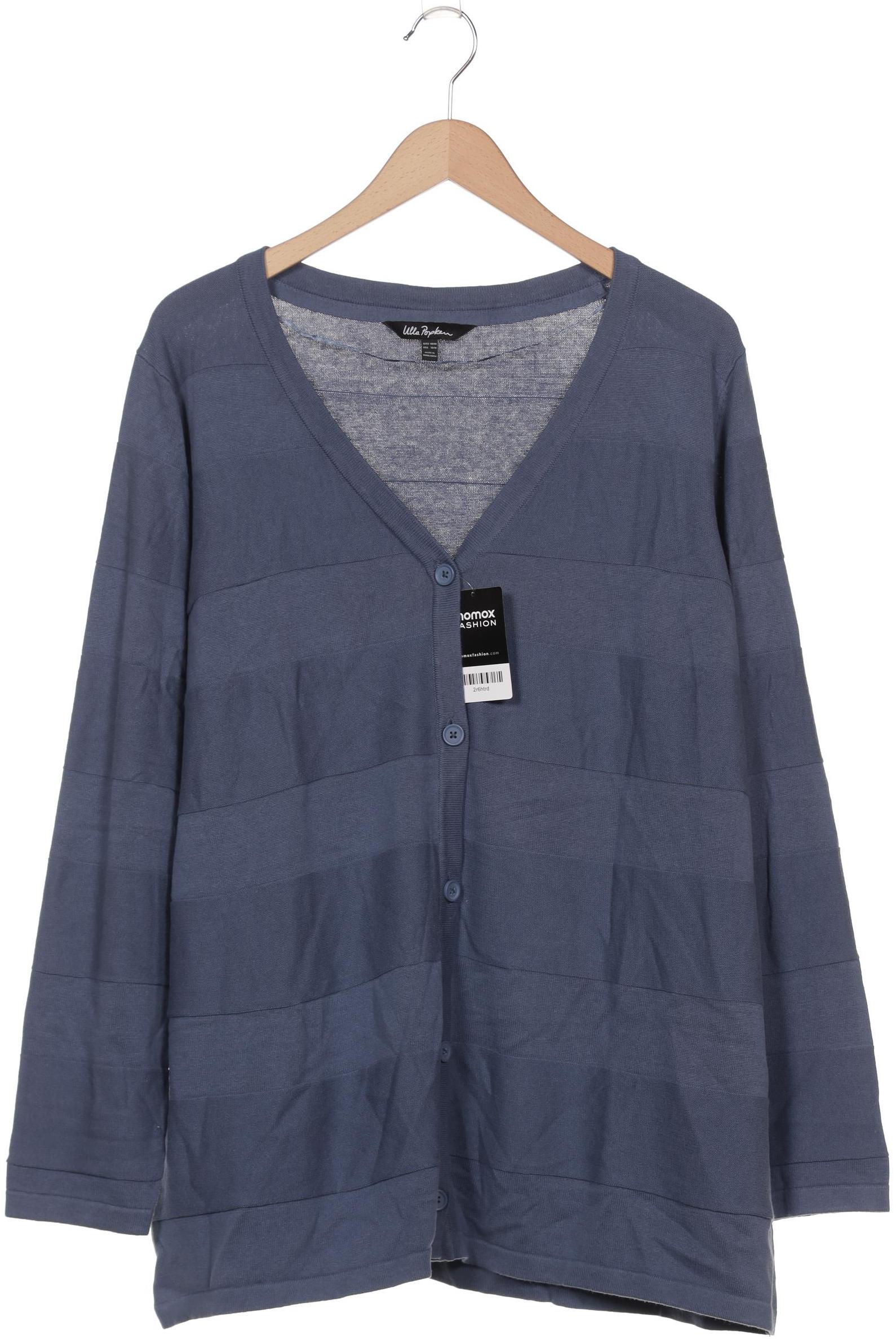 

Ulla Popken Damen Strickjacke, blau, Gr. 46