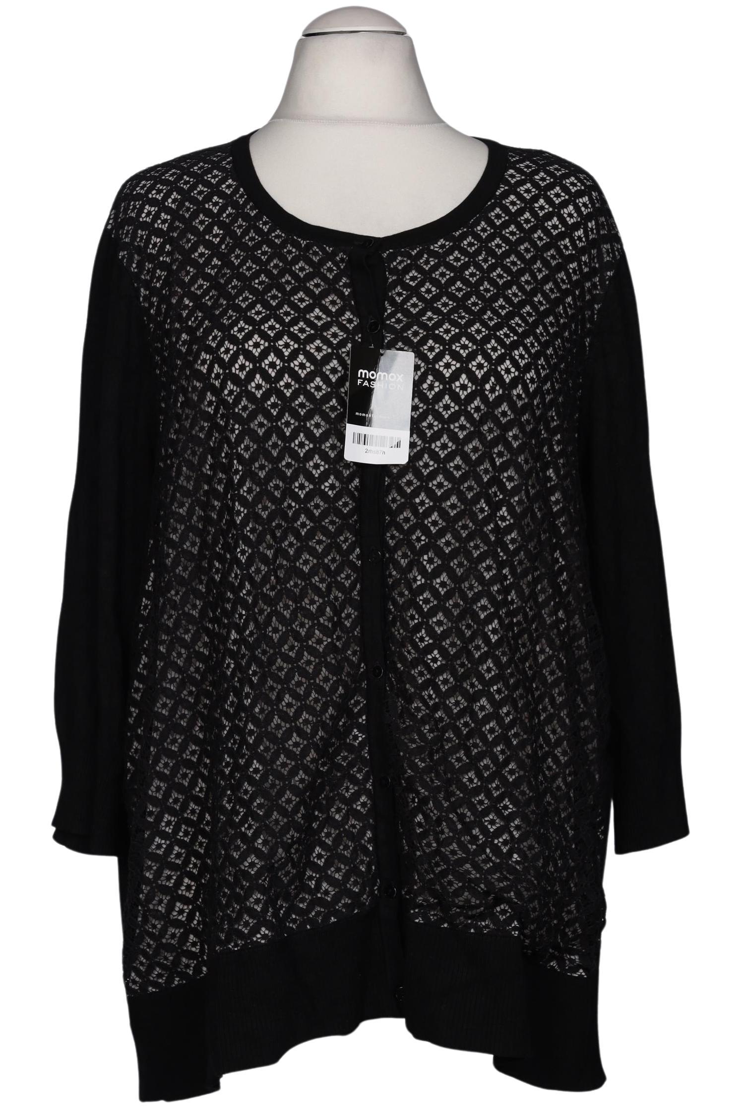 

Ulla Popken Damen Strickjacke, schwarz, Gr. 54