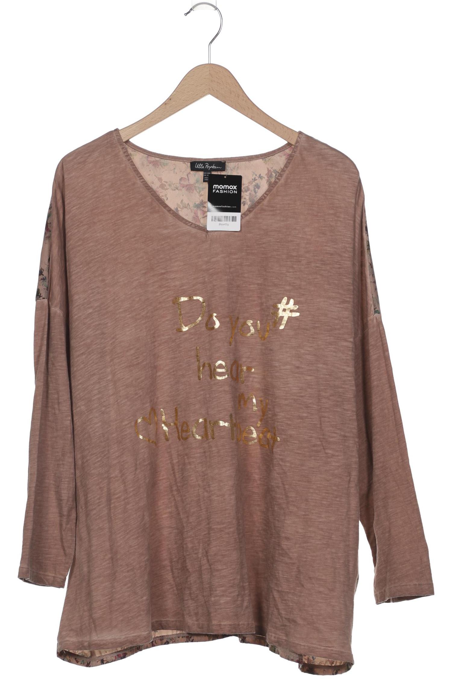 

Ulla Popken Damen Langarmshirt, braun, Gr. 50