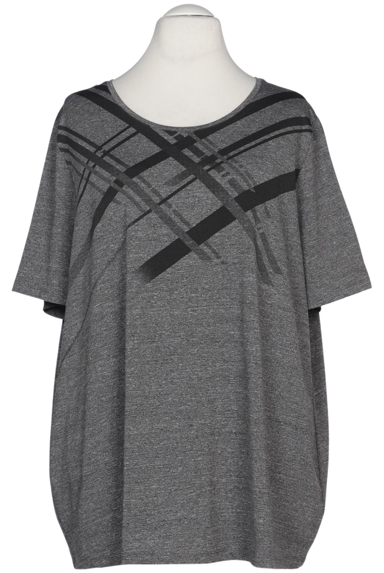 

Ulla Popken Damen T-Shirt, grau, Gr. 54