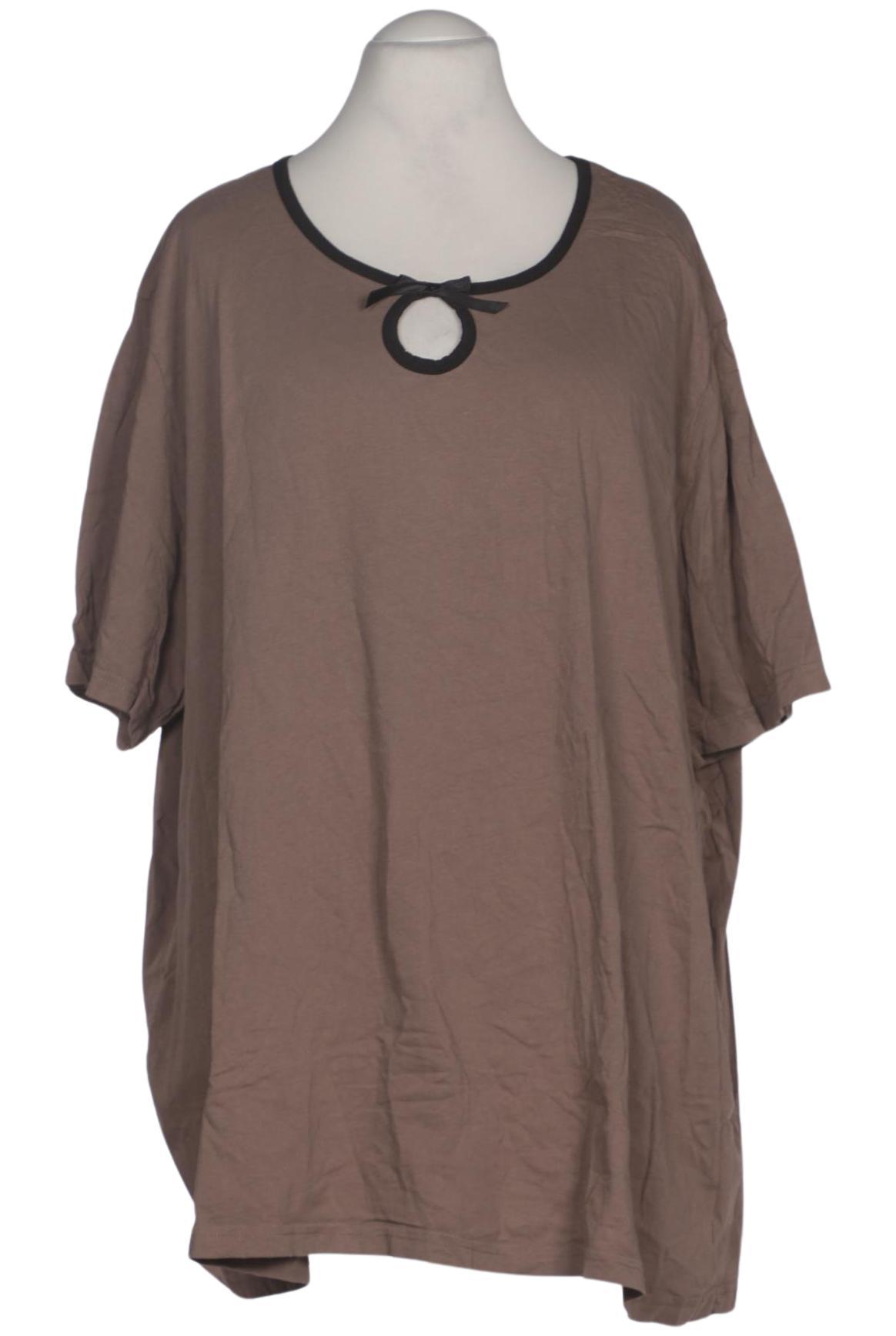 

Ulla Popken Damen T-Shirt, braun, Gr. 58