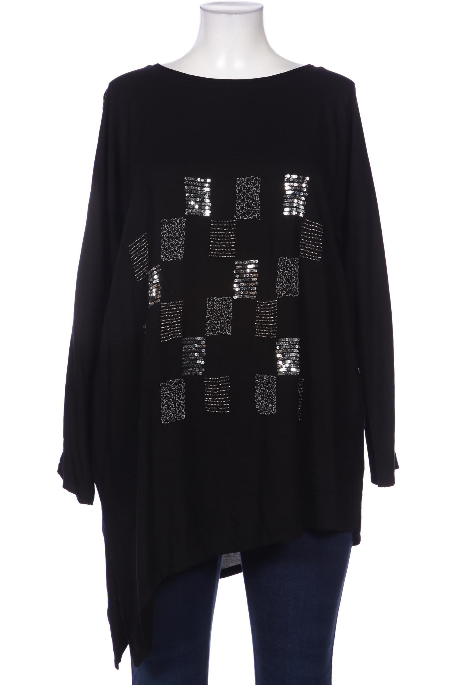 

Ulla Popken Damen Langarmshirt, schwarz, Gr. 46