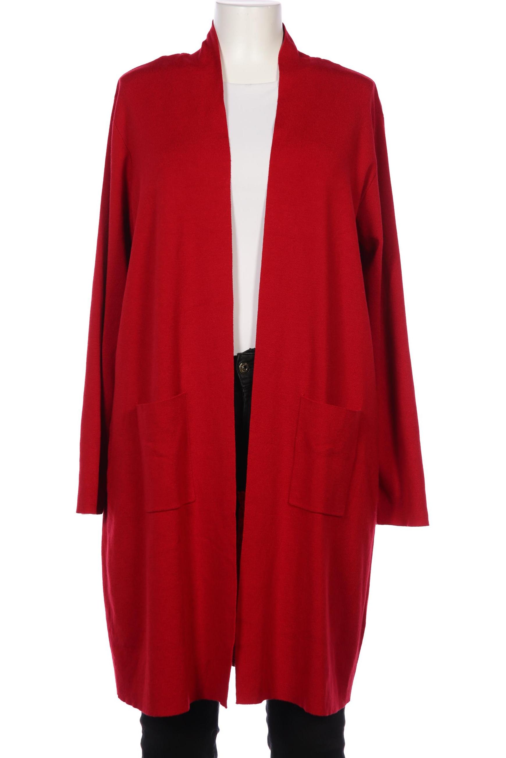 

Ulla Popken Damen Strickjacke, rot, Gr. 46