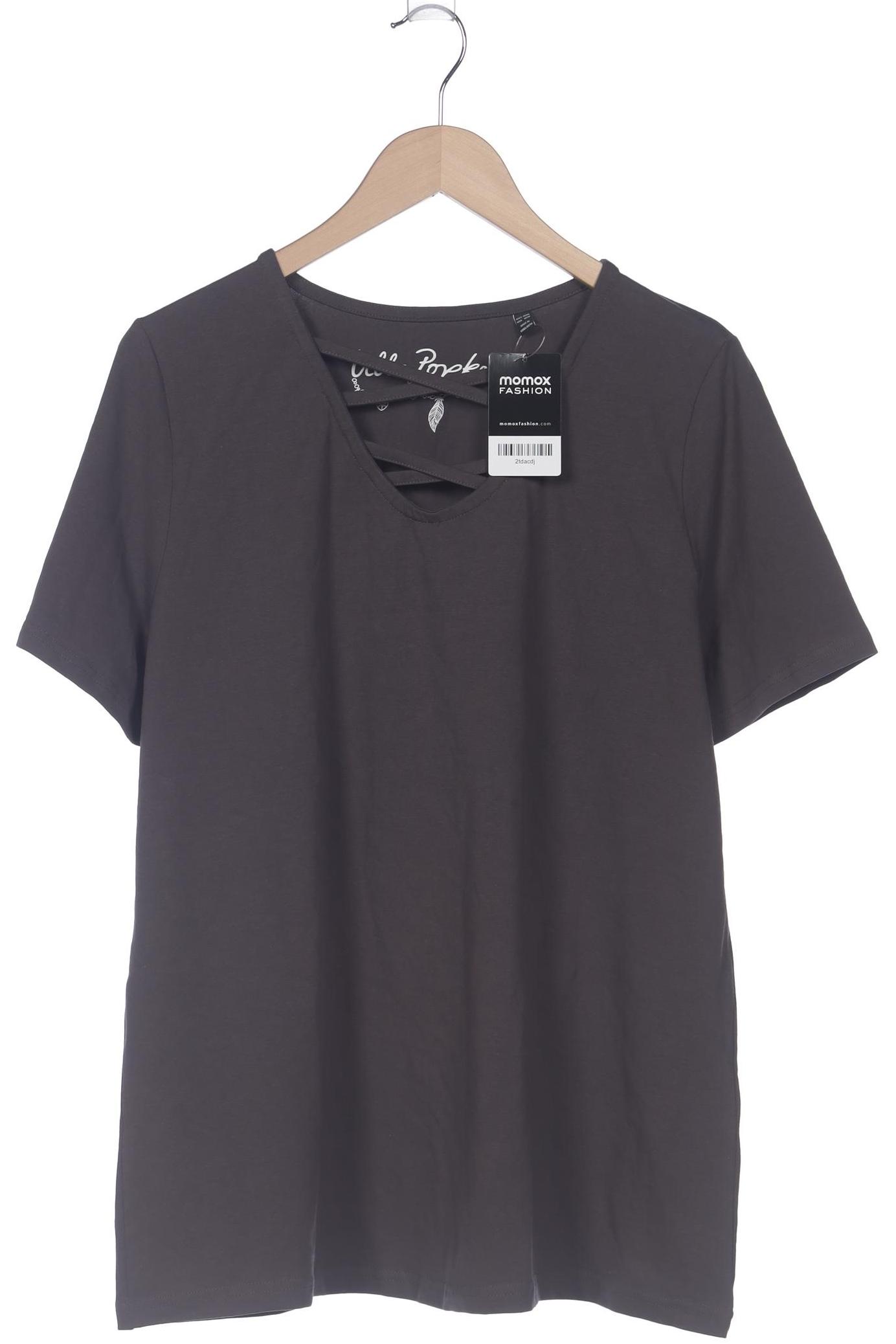 

Ulla Popken Damen T-Shirt, grau, Gr. 46