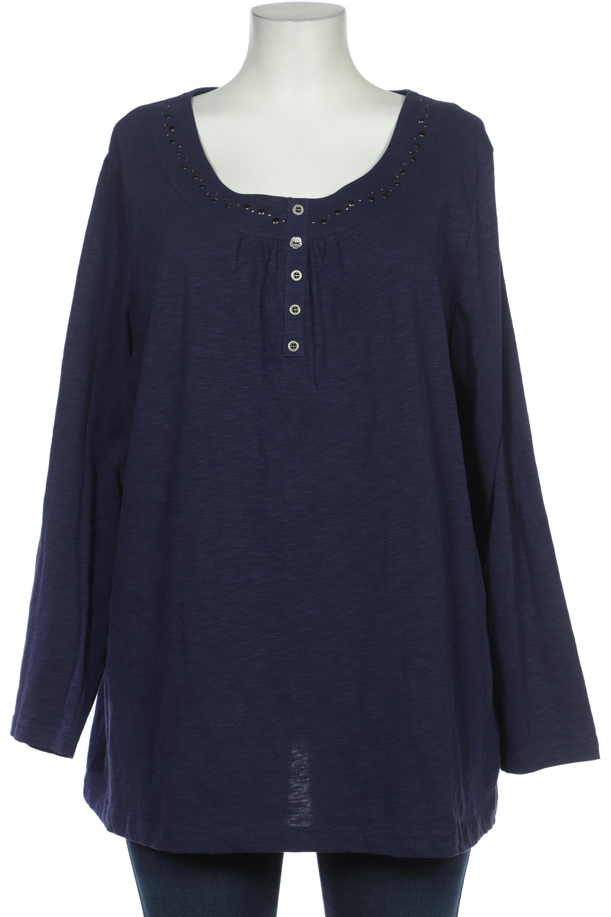 

Ulla Popken Damen Bluse, blau, Gr. 50