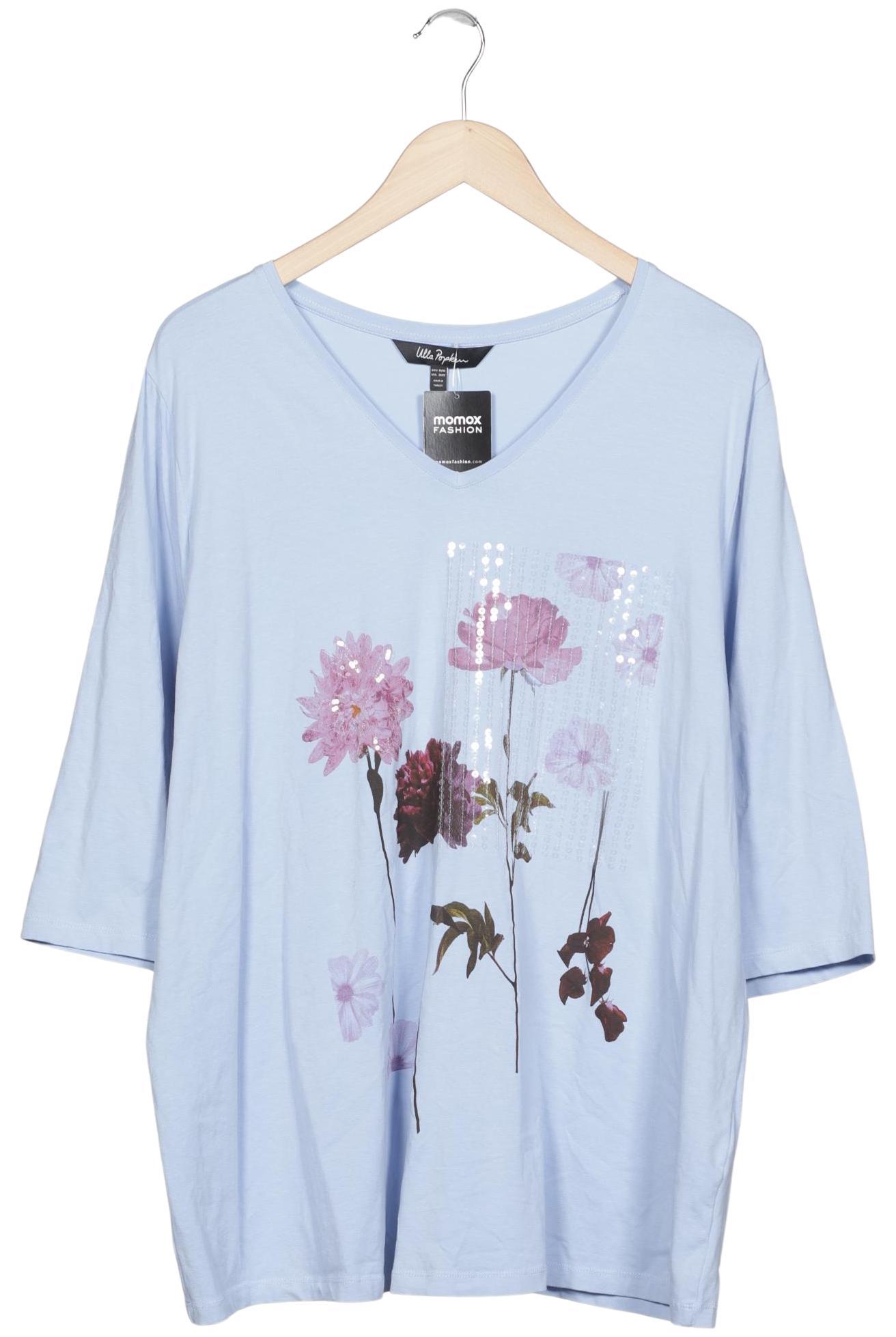 

Ulla Popken Damen Langarmshirt, hellblau, Gr. 50