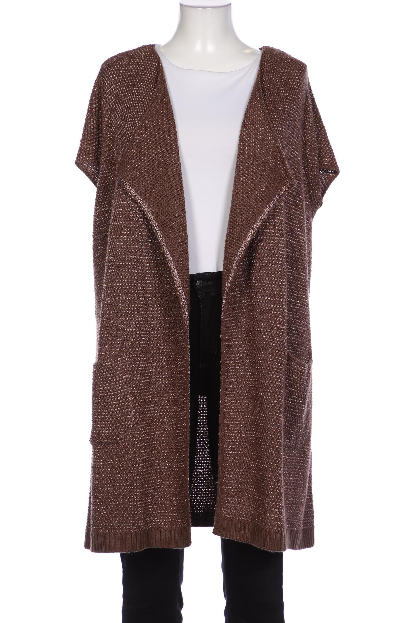 

Ulla Popken Damen Strickjacke, braun, Gr. 46