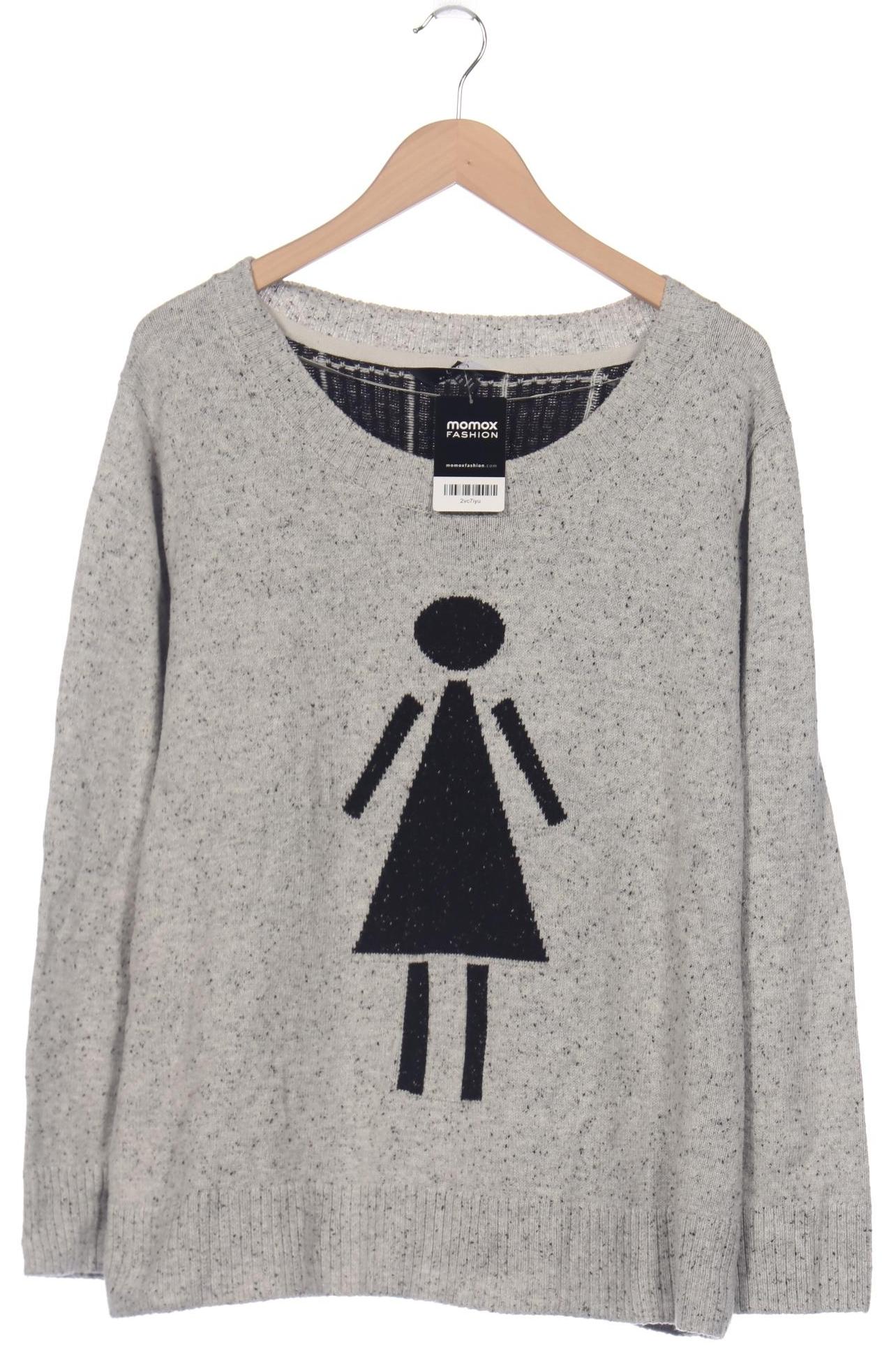 

Ulla Popken Damen Pullover, grau, Gr. 46