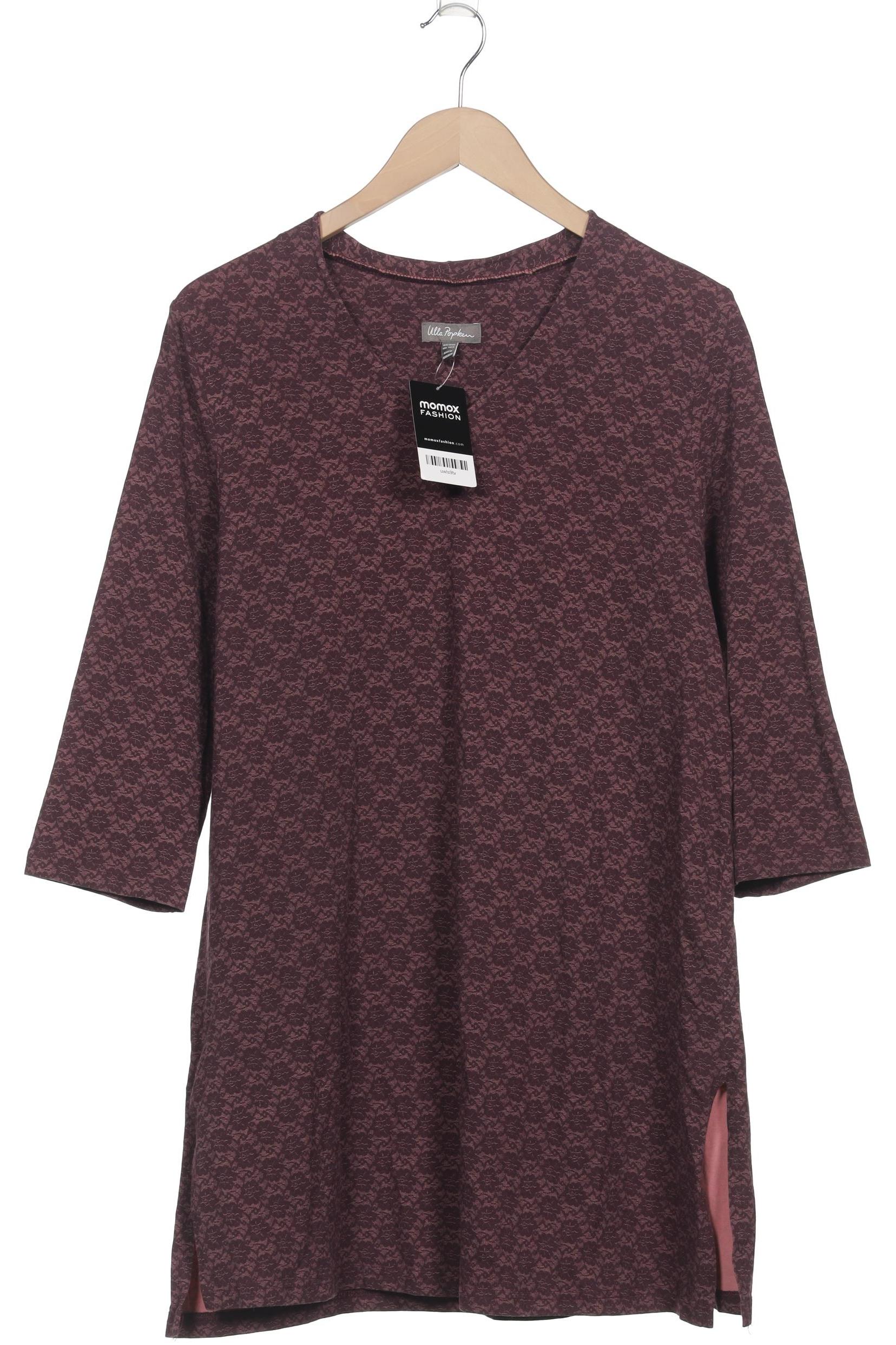 

Ulla Popken Damen Langarmshirt, bordeaux, Gr. 46