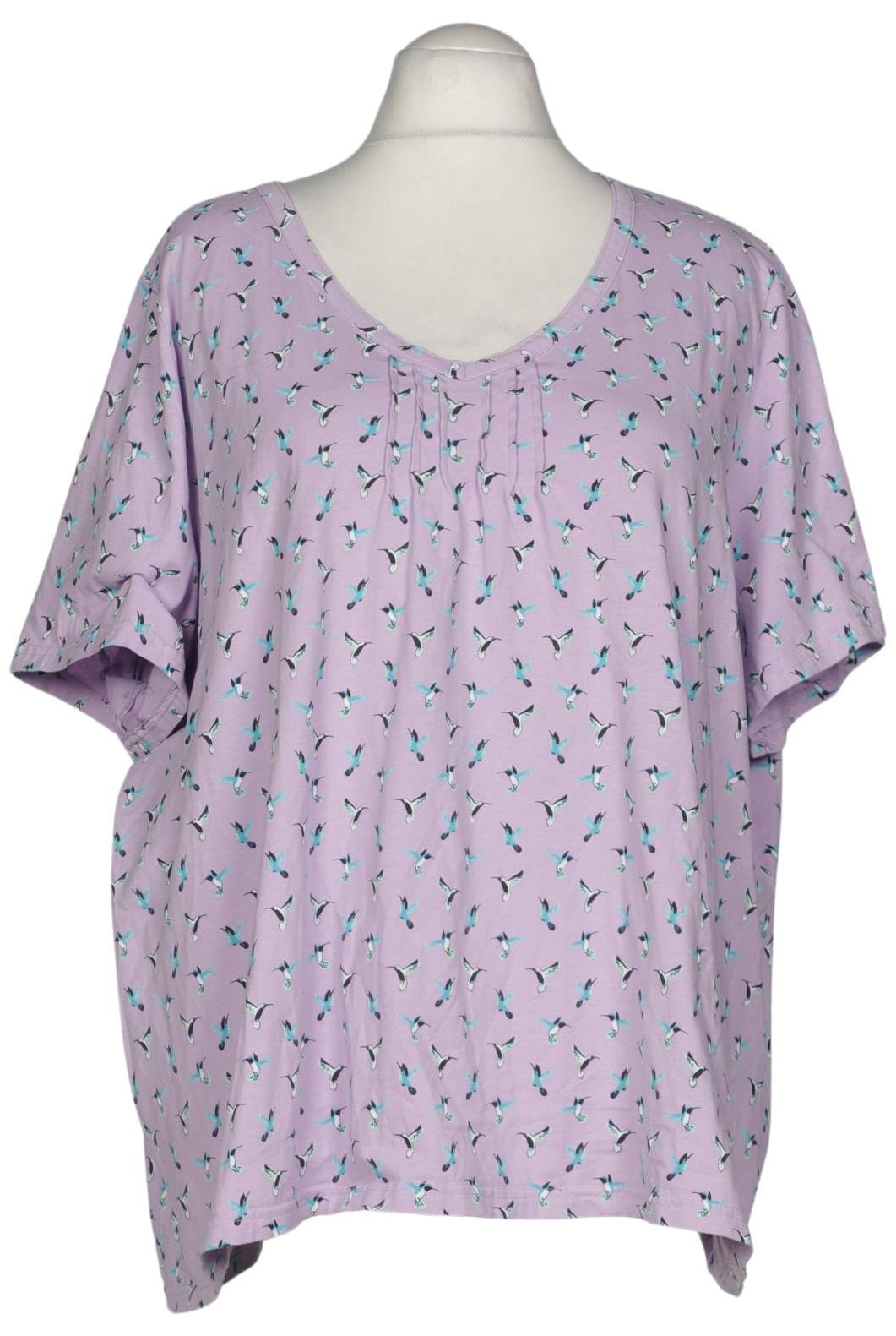 

Ulla Popken Damen T-Shirt, flieder, Gr. 52