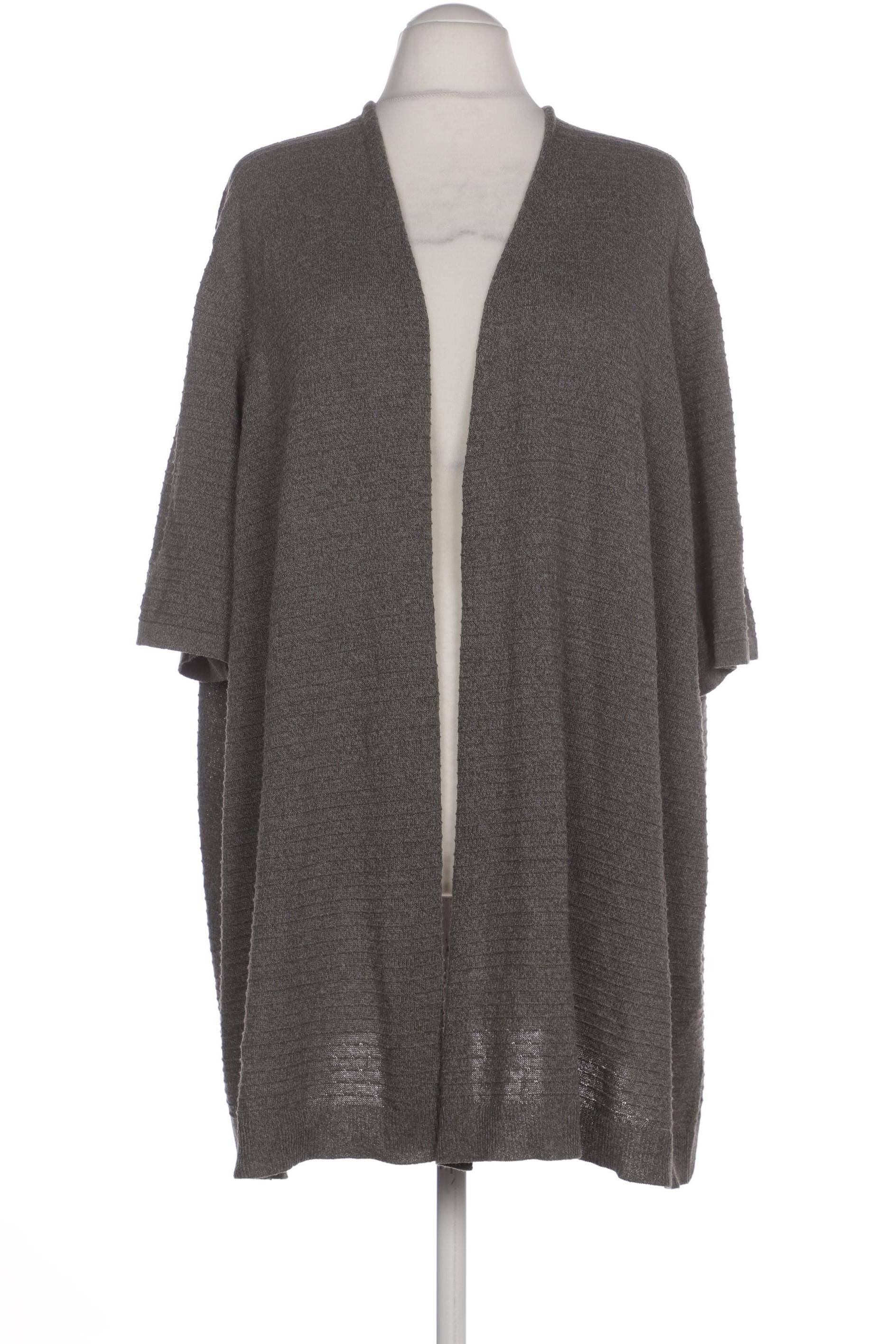 

Ulla Popken Damen Strickjacke, grau, Gr. 58