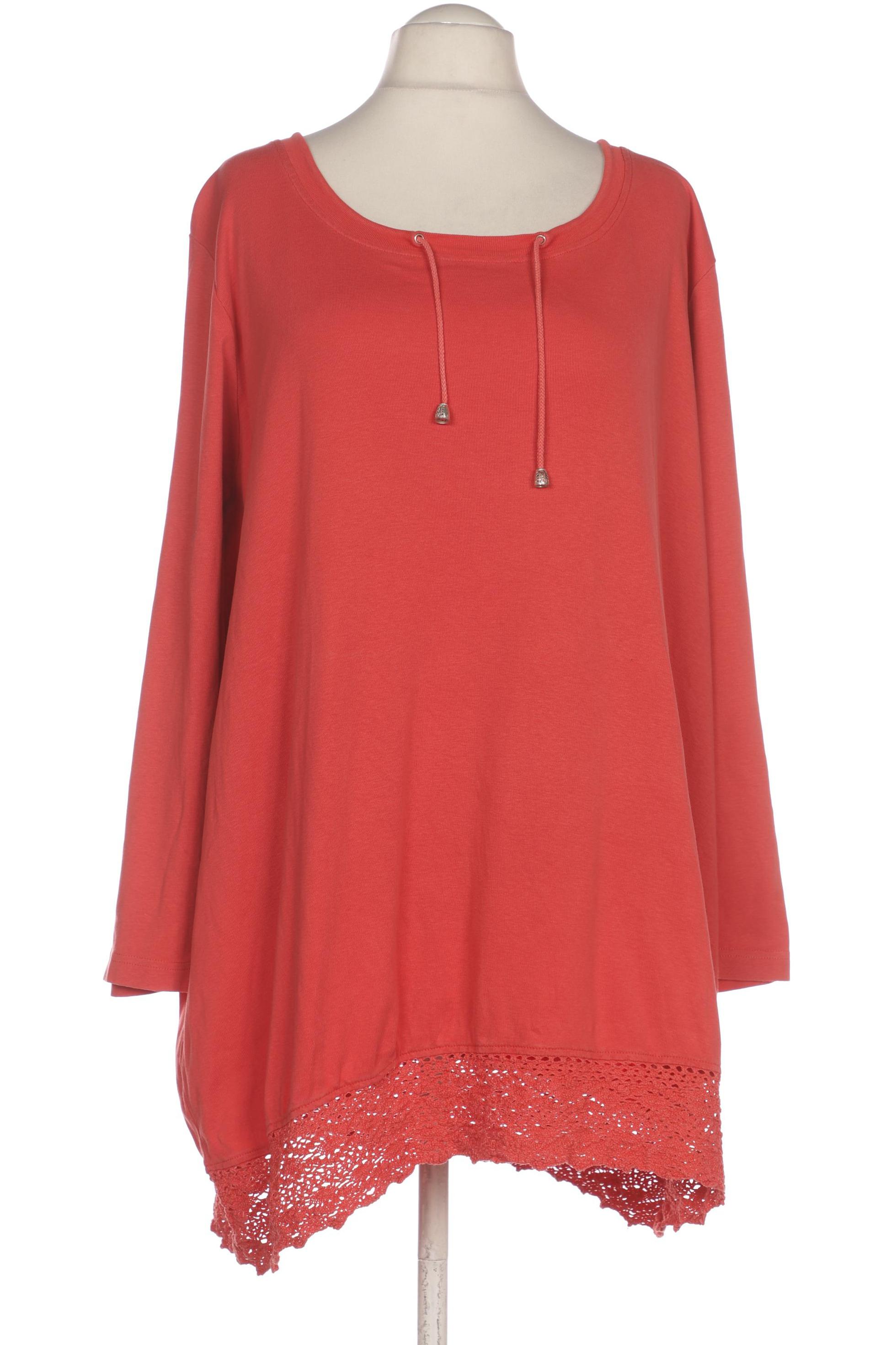 

Ulla Popken Damen Langarmshirt, orange, Gr. 54