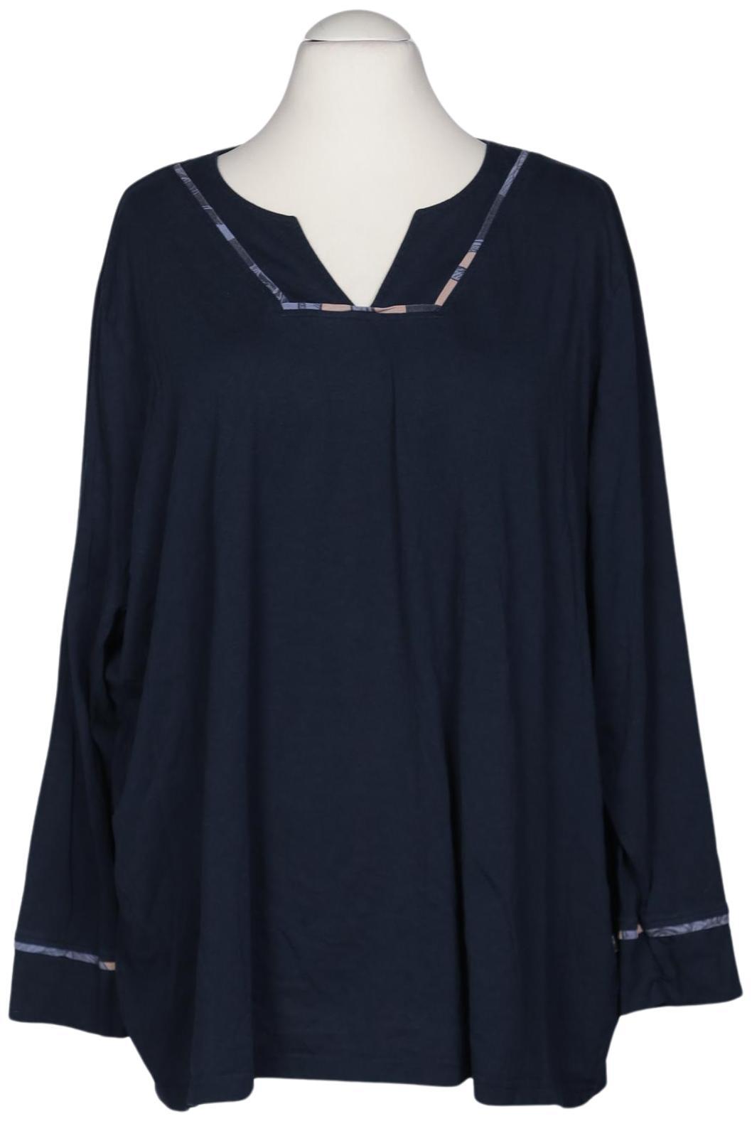 

Ulla Popken Damen Langarmshirt, marineblau, Gr. 58