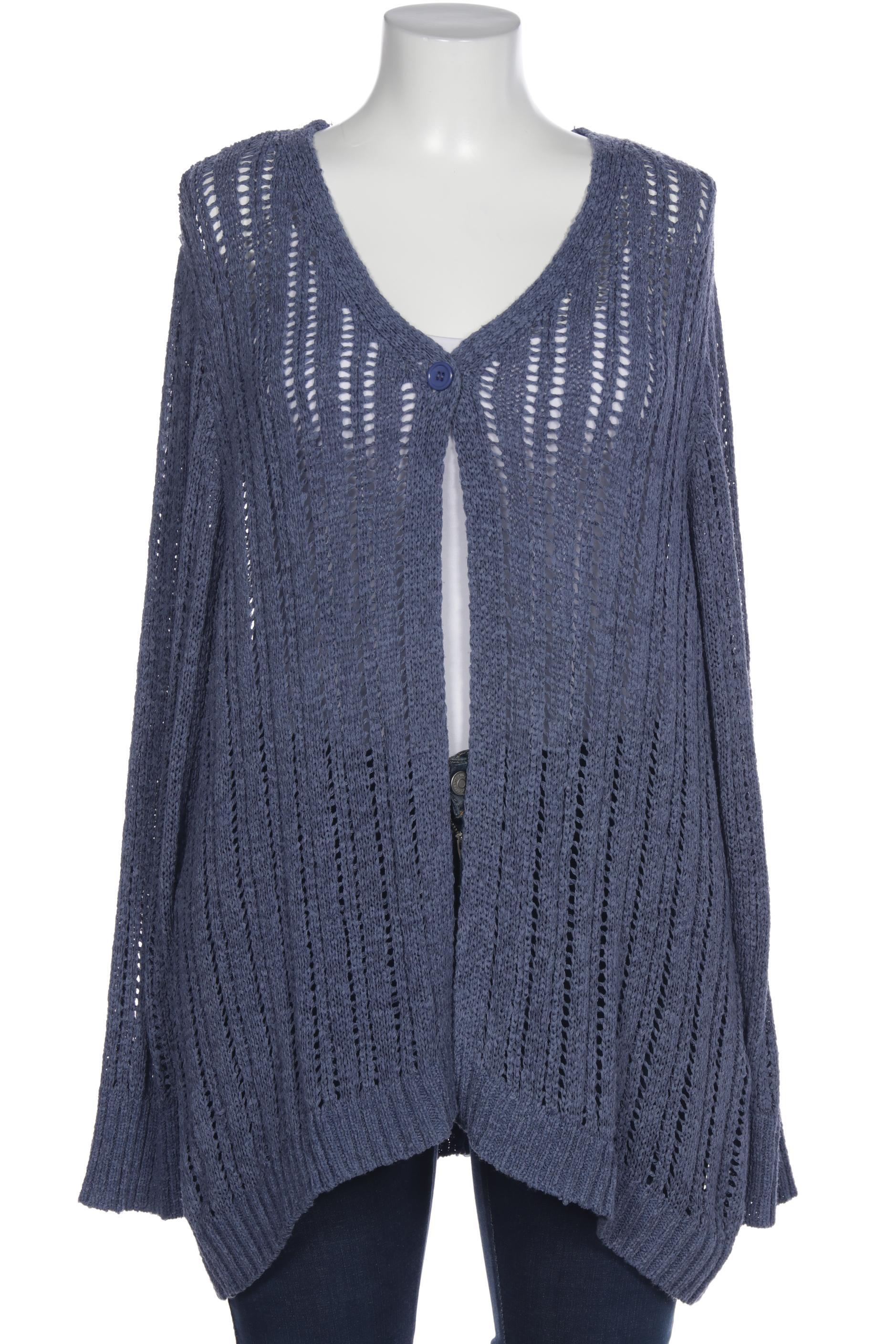 

Ulla Popken Damen Strickjacke, blau, Gr. 46