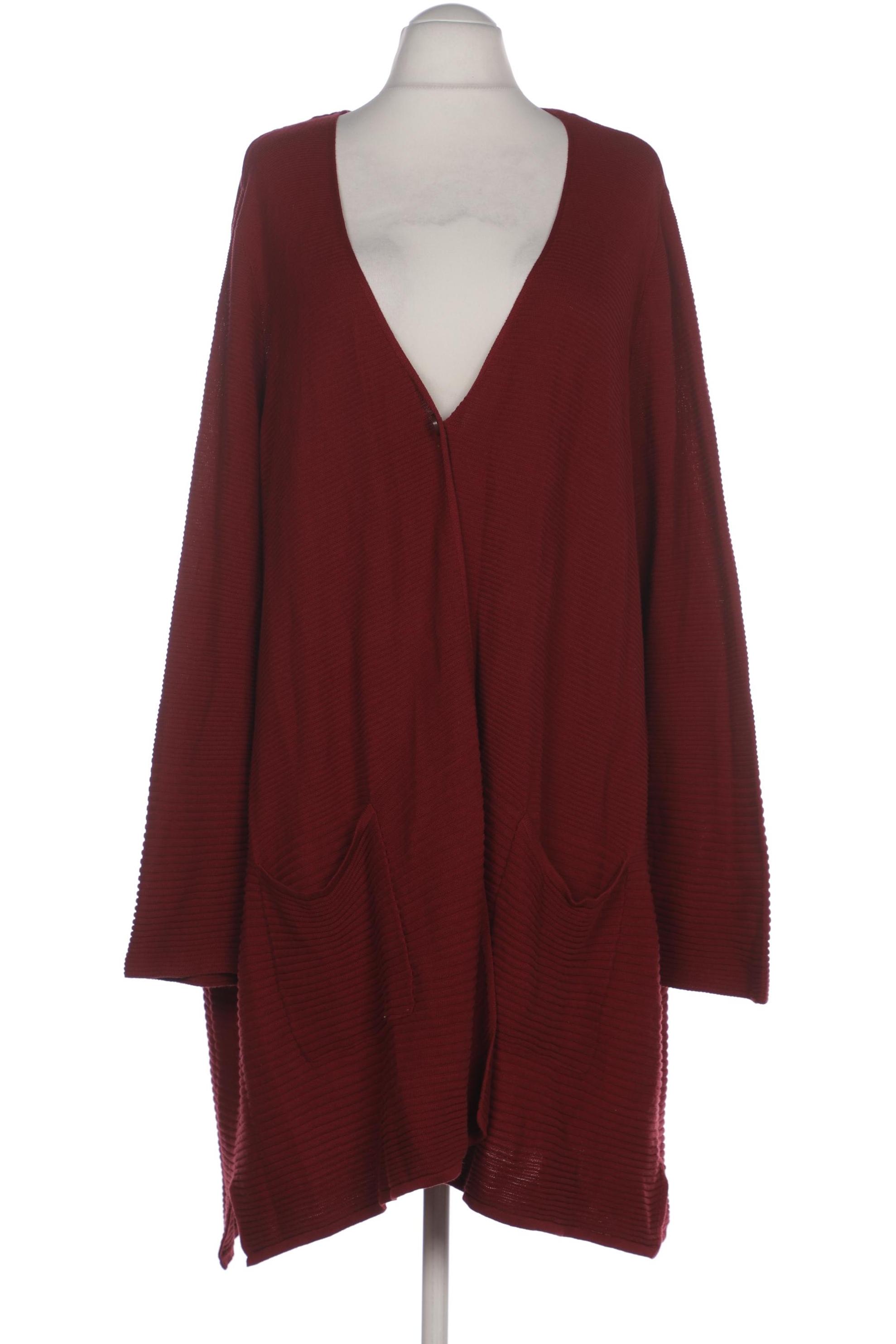 

Ulla Popken Damen Strickjacke, bordeaux, Gr. 58