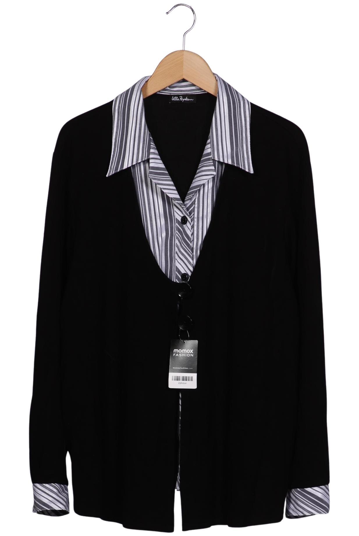 

Ulla Popken Damen Strickjacke, schwarz, Gr. 46