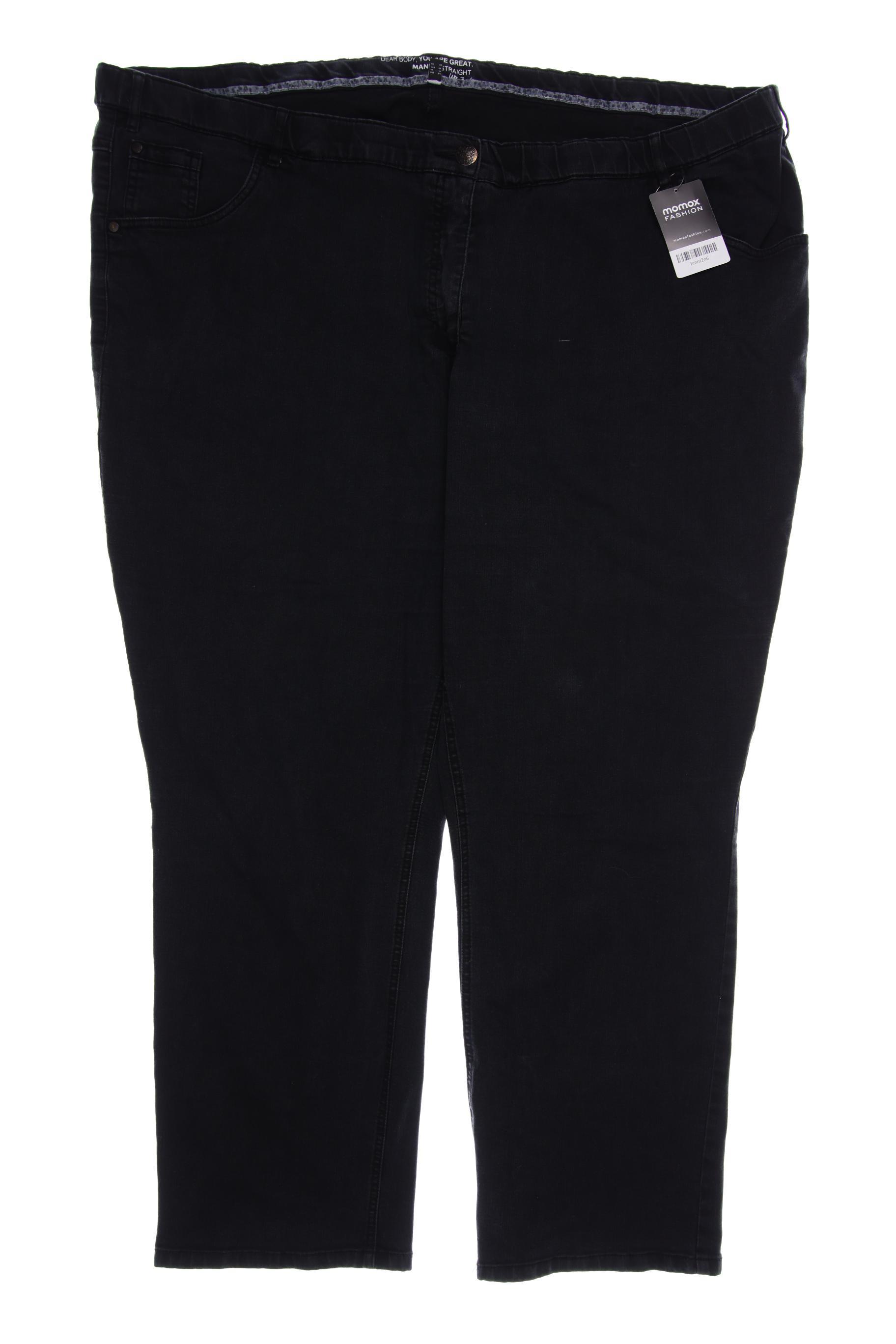 

Ulla Popken Damen Jeans, schwarz, Gr. 58
