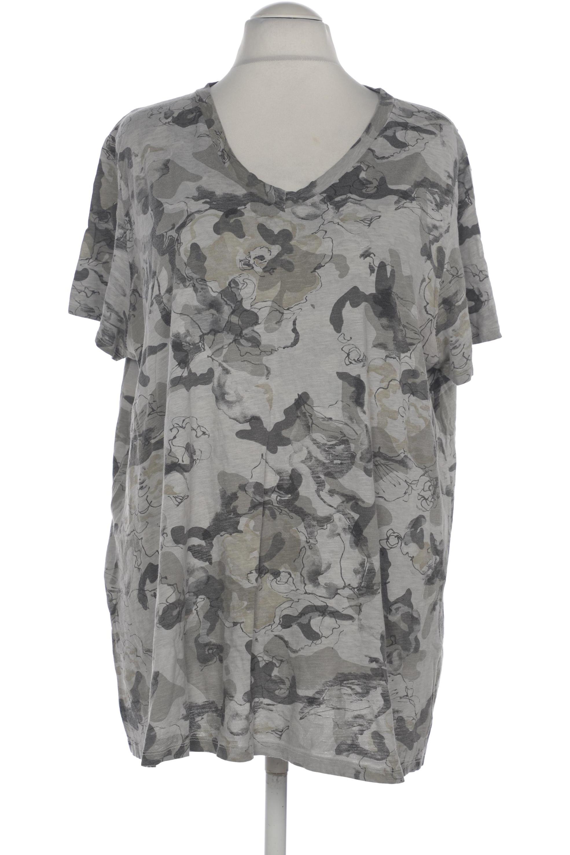 

Ulla Popken Damen T-Shirt, grau, Gr. 52