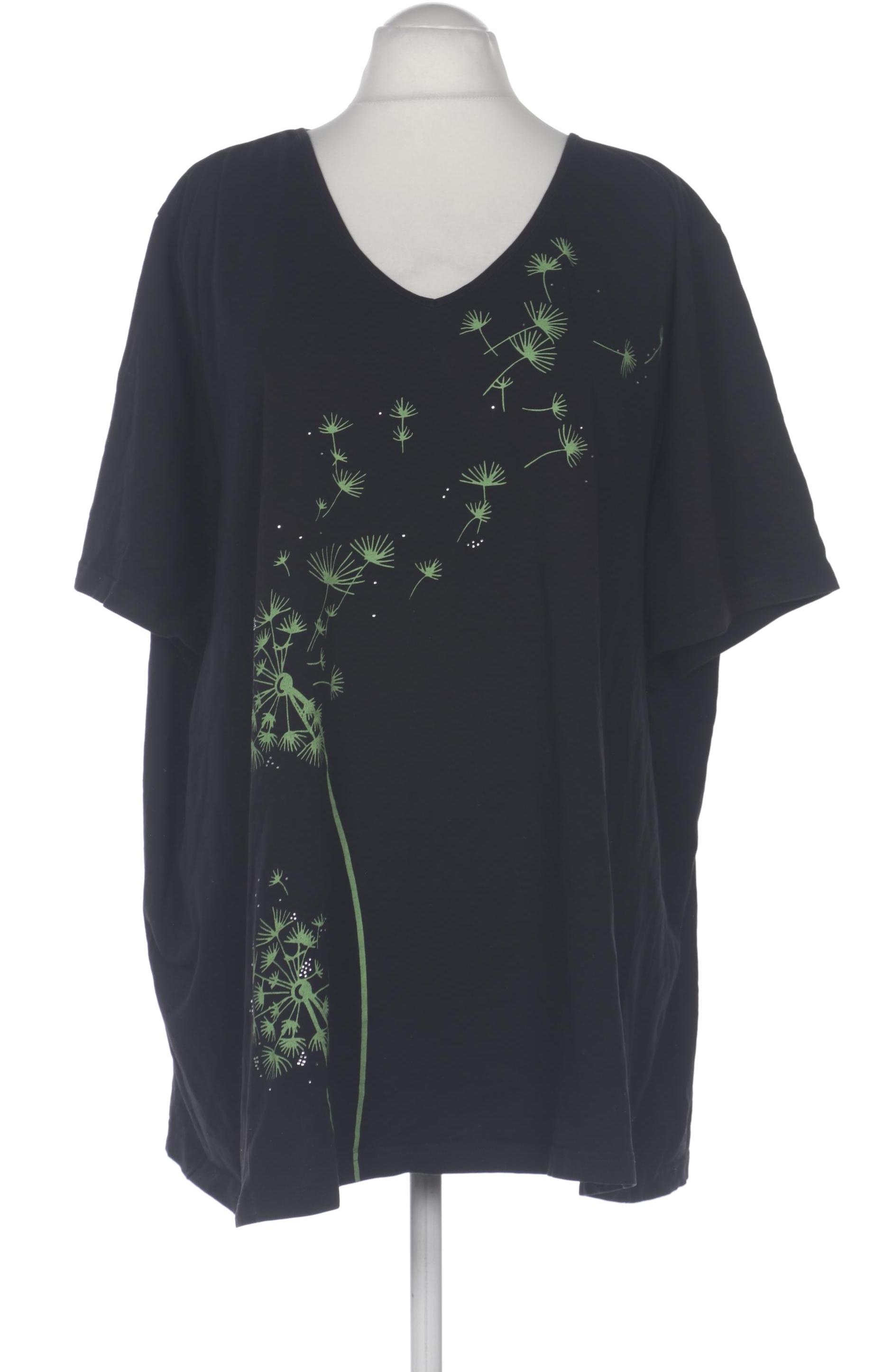 

Ulla Popken Damen T-Shirt, schwarz, Gr. 62