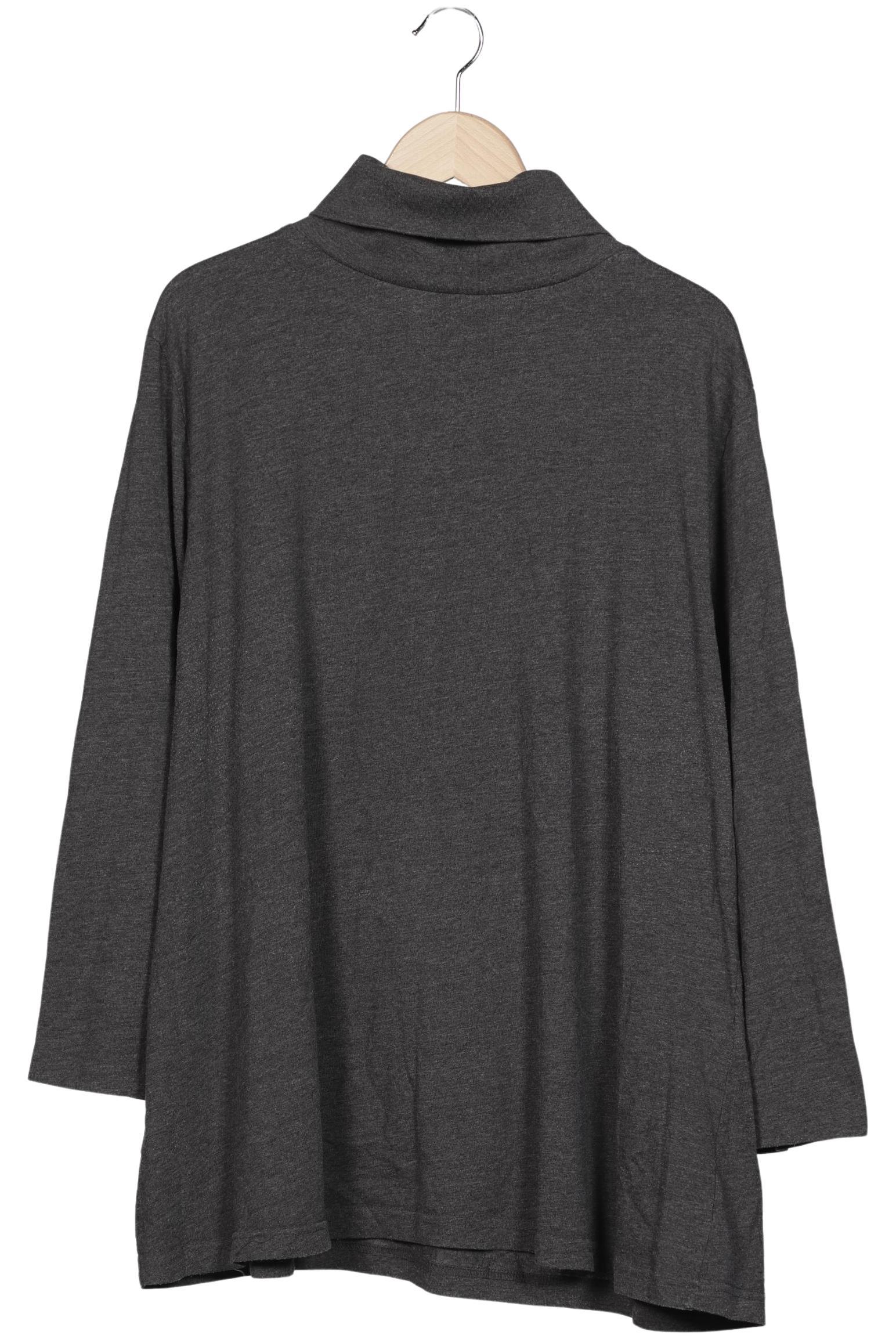 

Ulla Popken Damen Langarmshirt, grau, Gr. 54