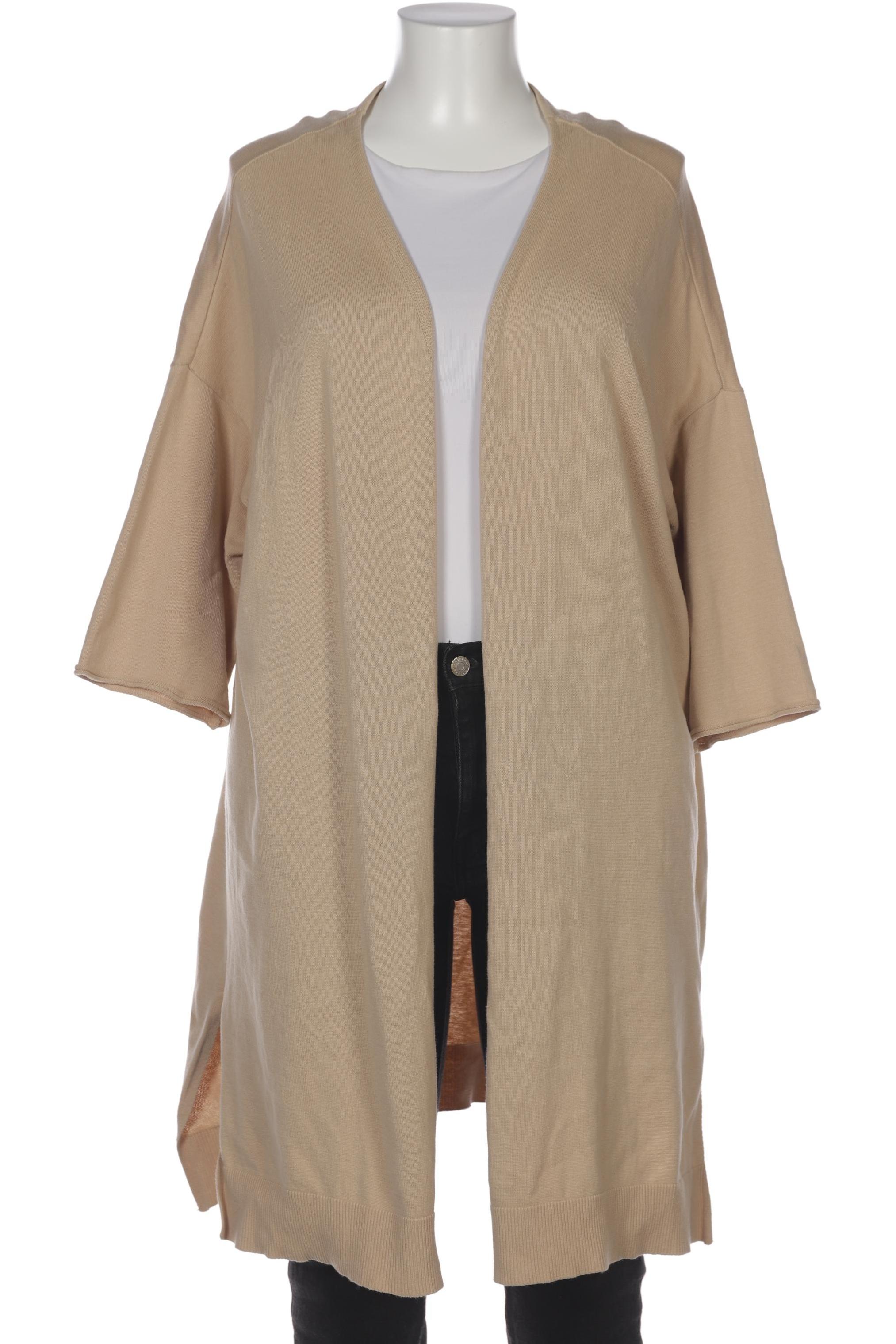 

Ulla Popken Damen Strickjacke, beige, Gr. 46