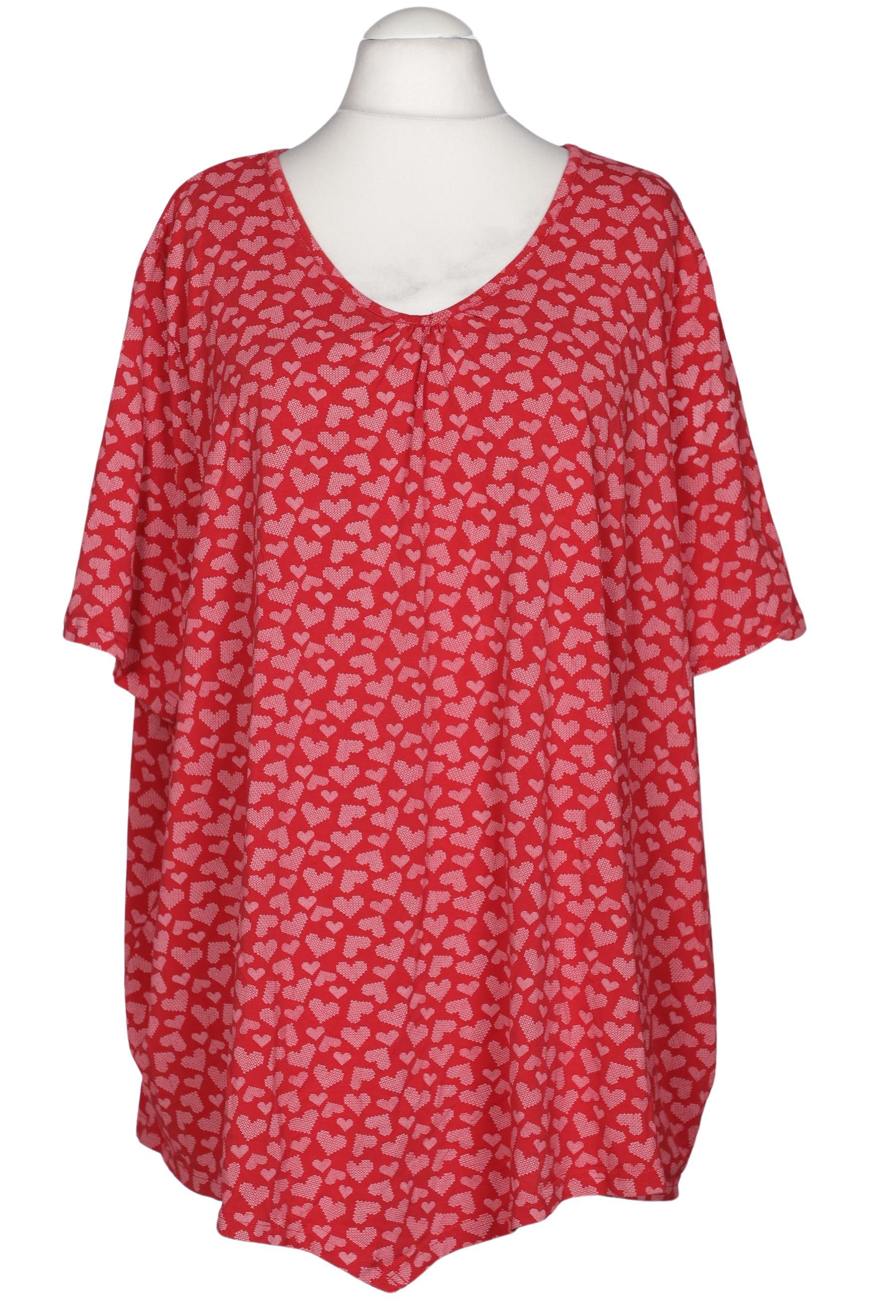 

Ulla Popken Damen T-Shirt, rot, Gr. 62