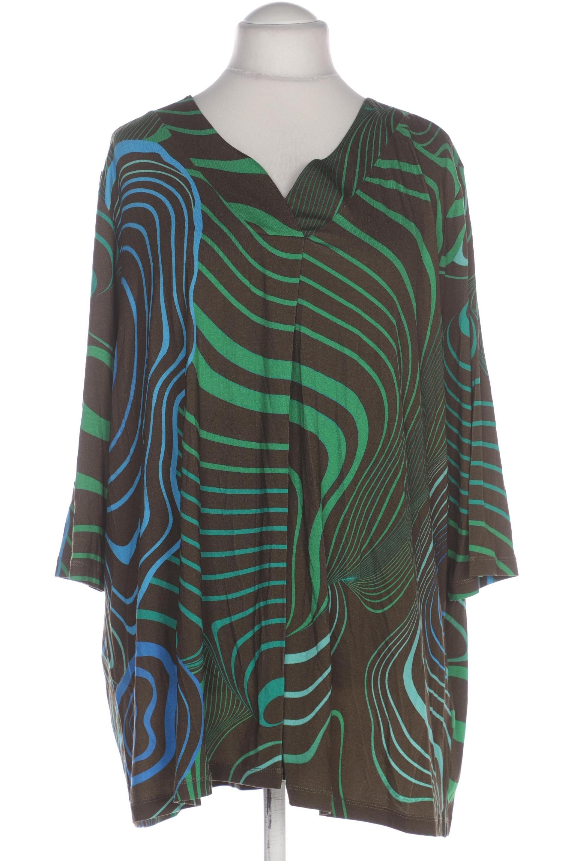 

Ulla Popken Damen Langarmshirt, grün, Gr. 54