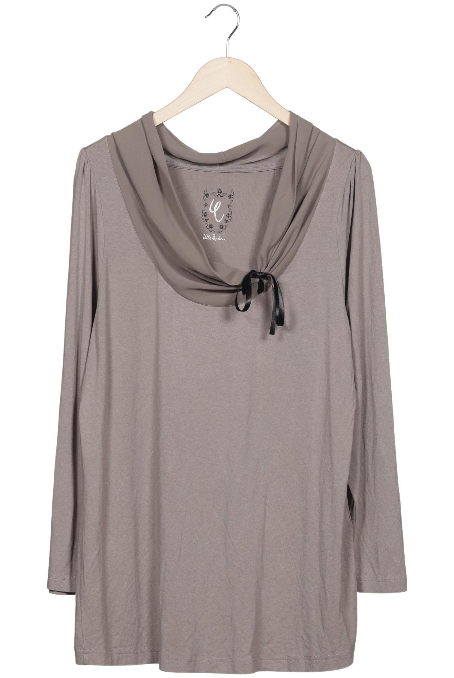 

Ulla Popken Damen Langarmshirt, grau, Gr. 46