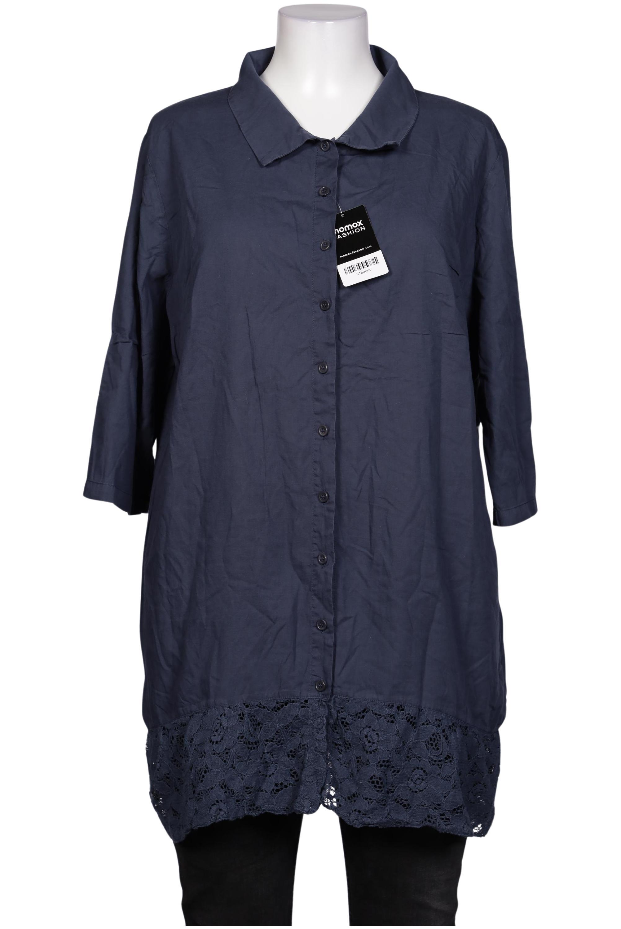 

Ulla Popken Damen Bluse, marineblau, Gr. 46