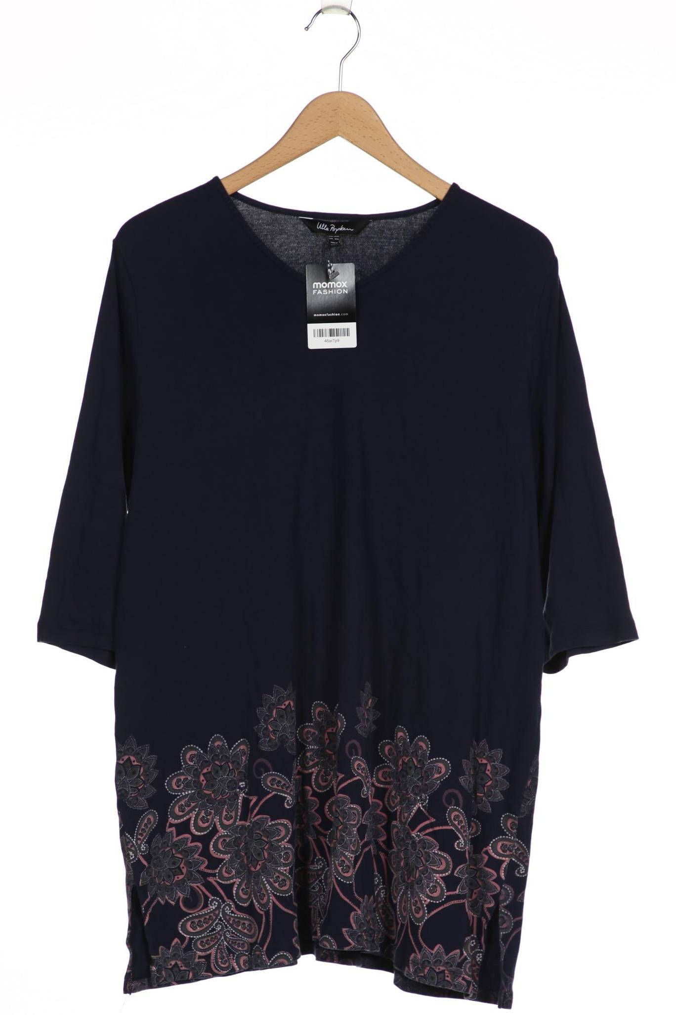 

Ulla Popken Damen Langarmshirt, marineblau, Gr. 46