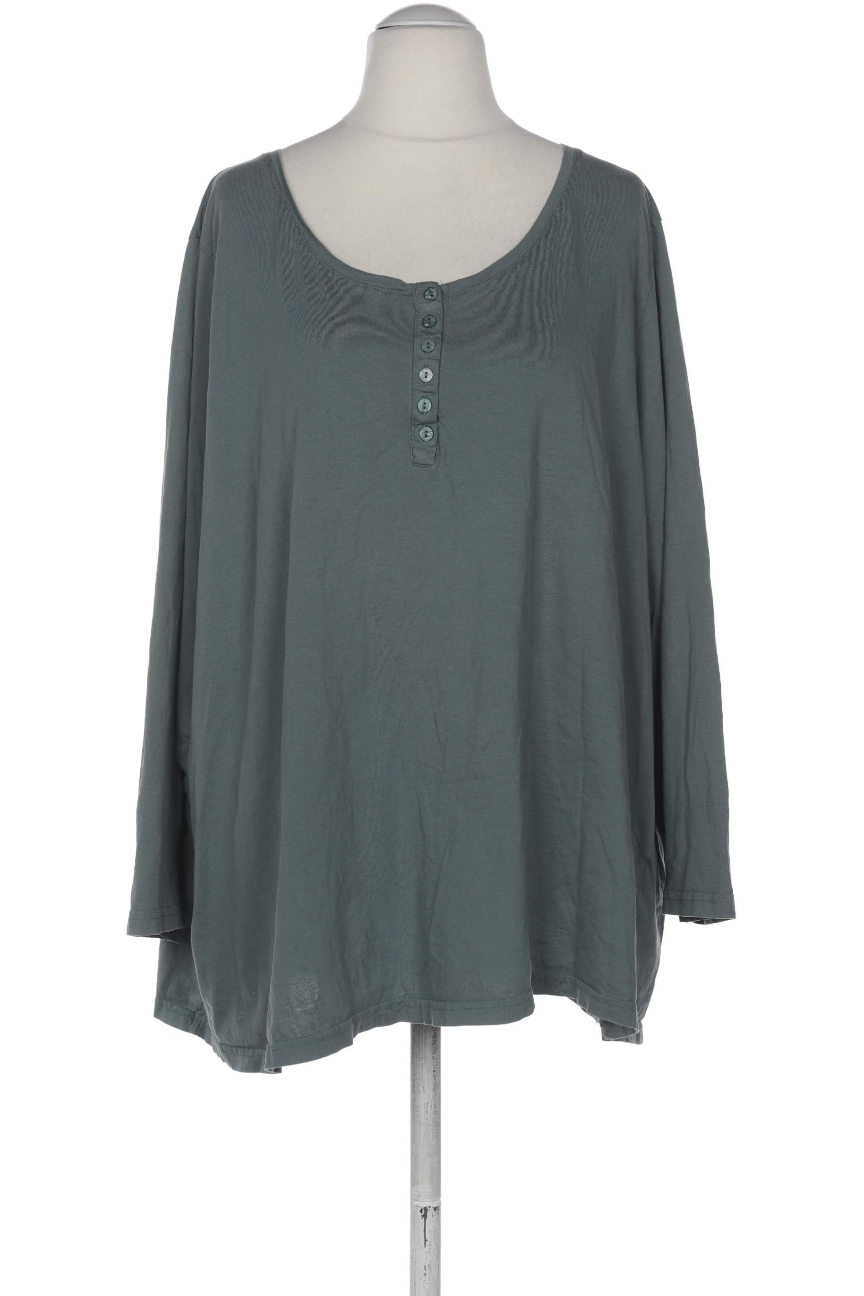 

Ulla Popken Damen Langarmshirt, türkis, Gr. 52