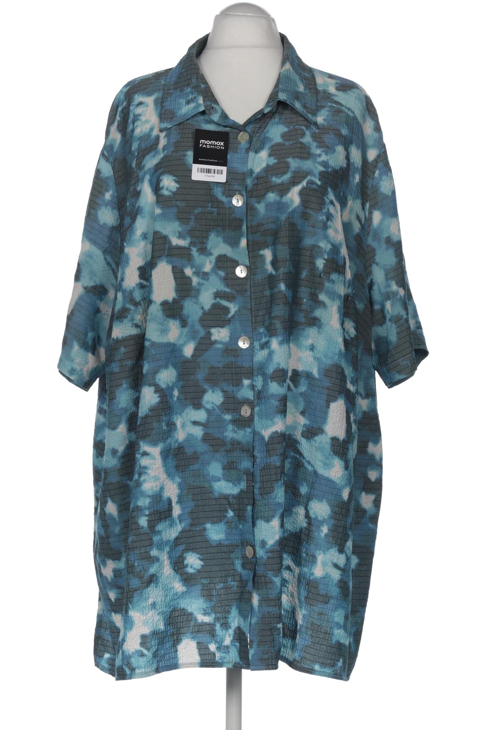 

Ulla Popken Damen Bluse, blau, Gr. 58