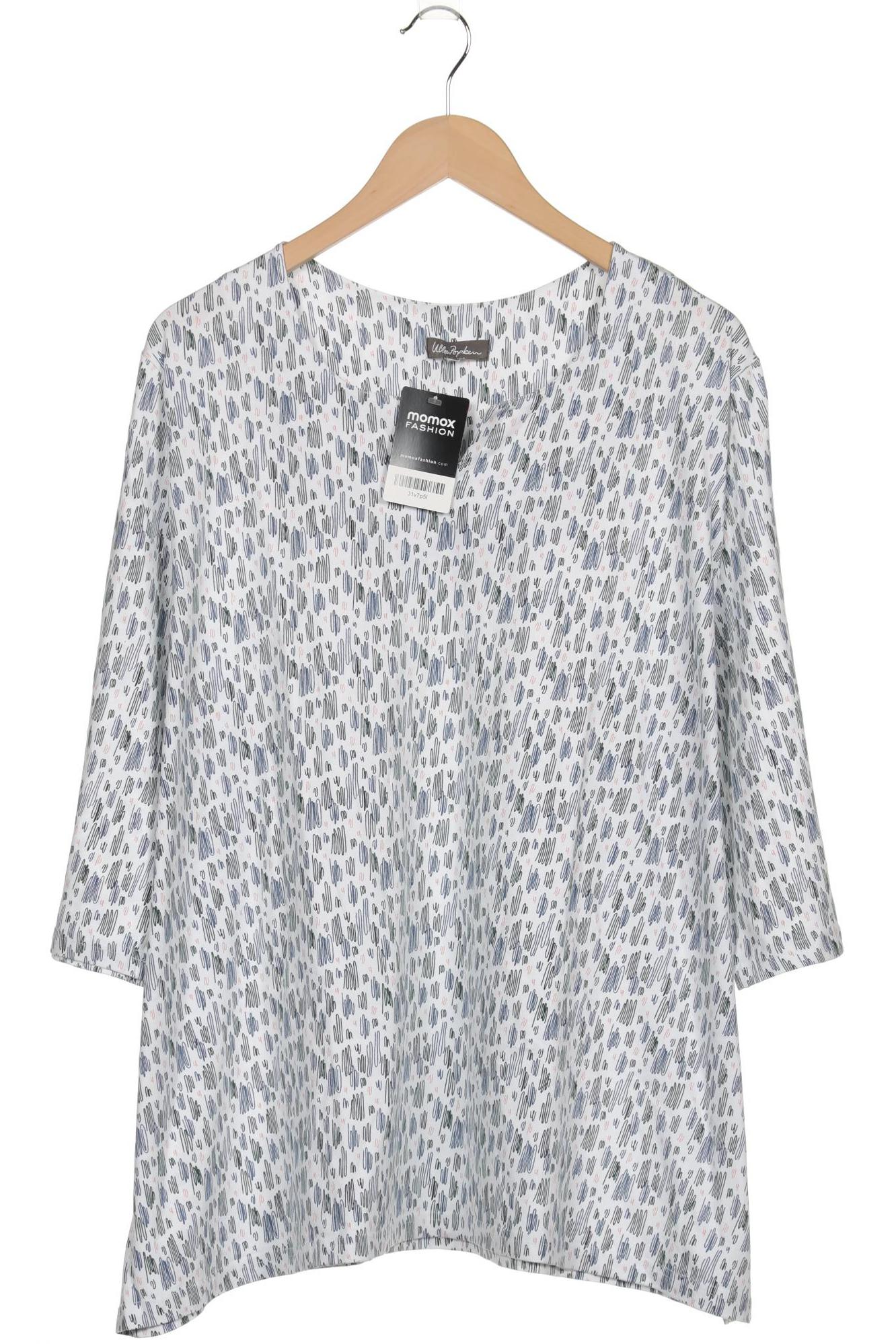 

Ulla Popken Damen Langarmshirt, weiß