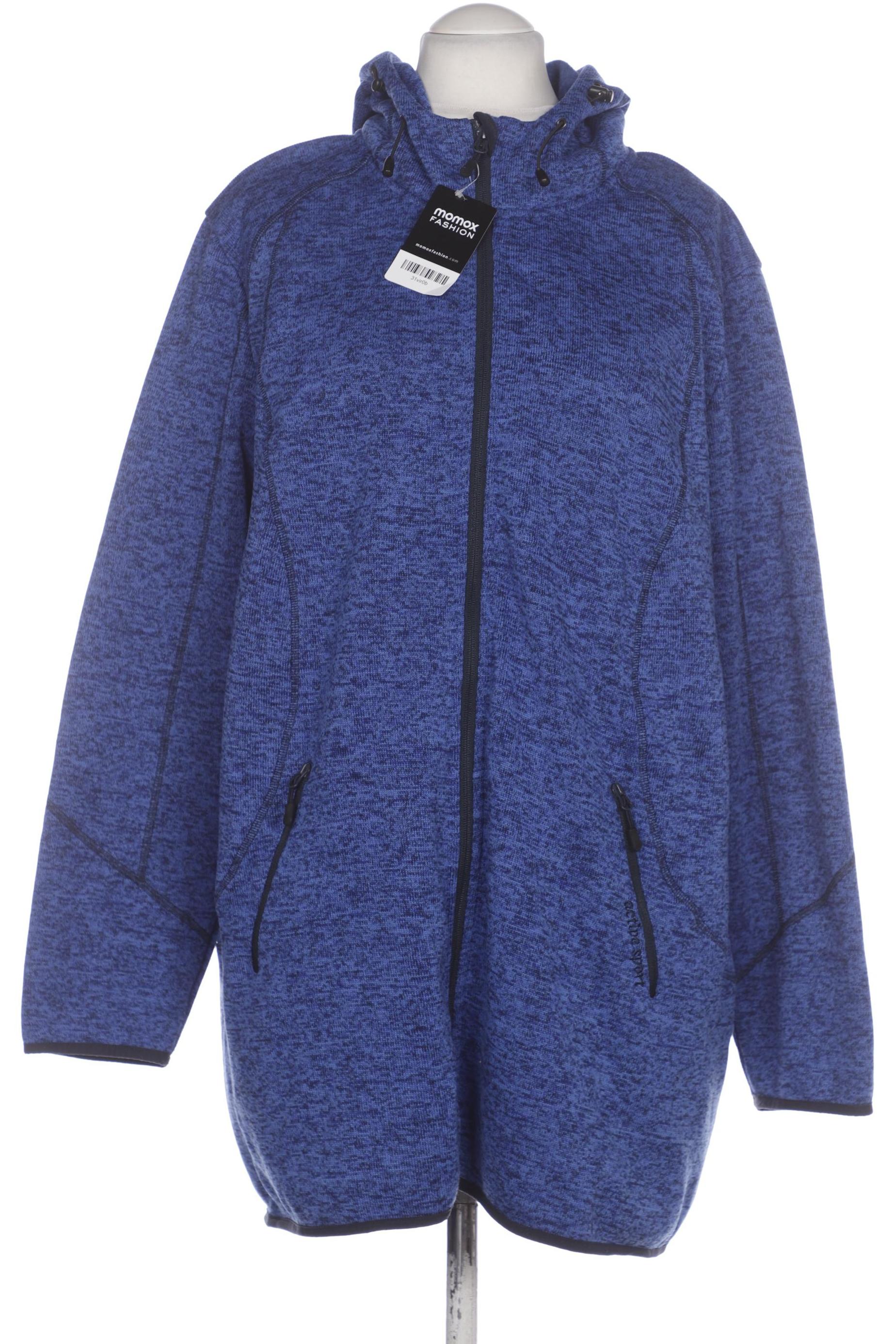 

Ulla Popken Damen Kapuzenpullover, blau, Gr. 54