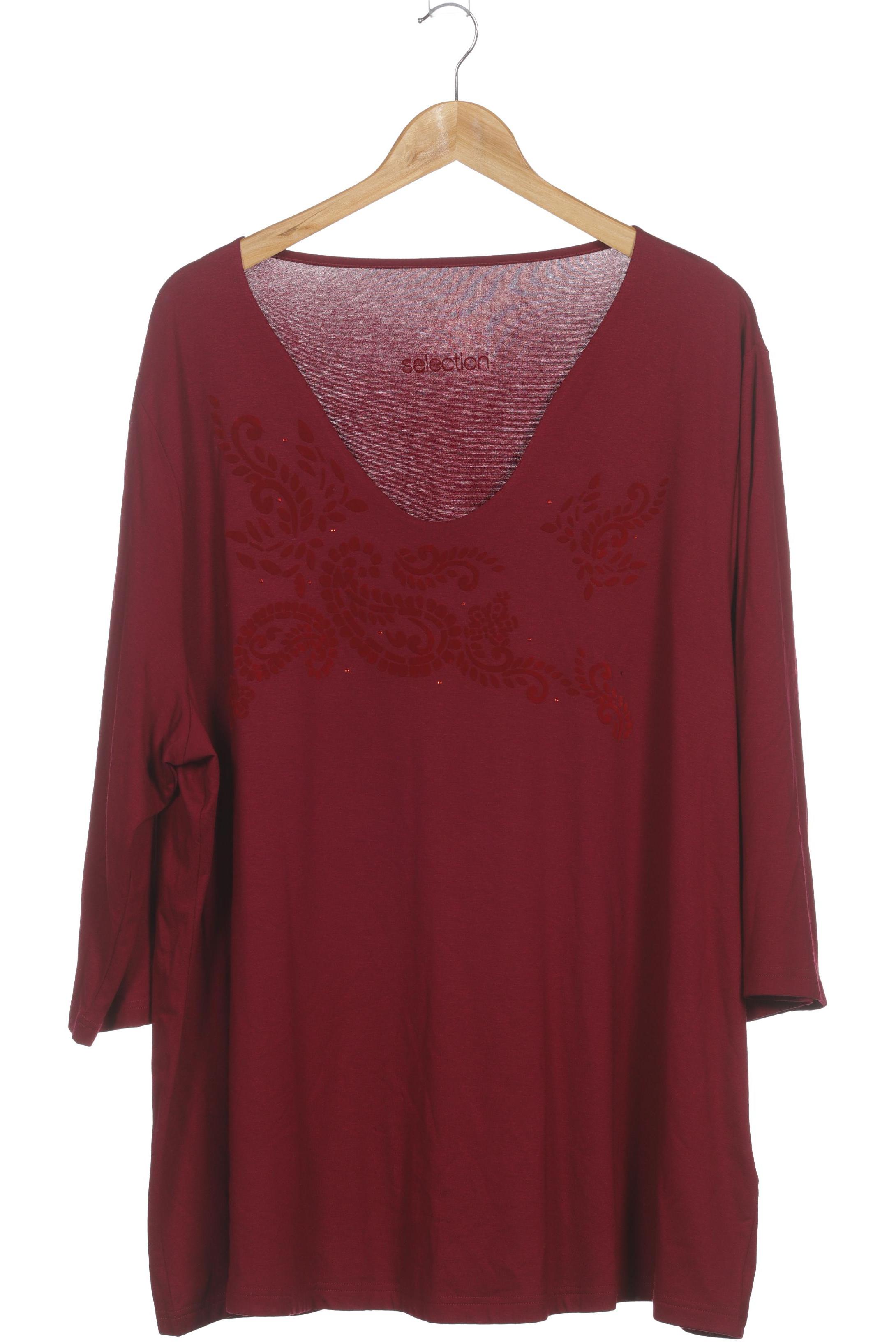 

Ulla Popken Damen Langarmshirt, pink, Gr. 54