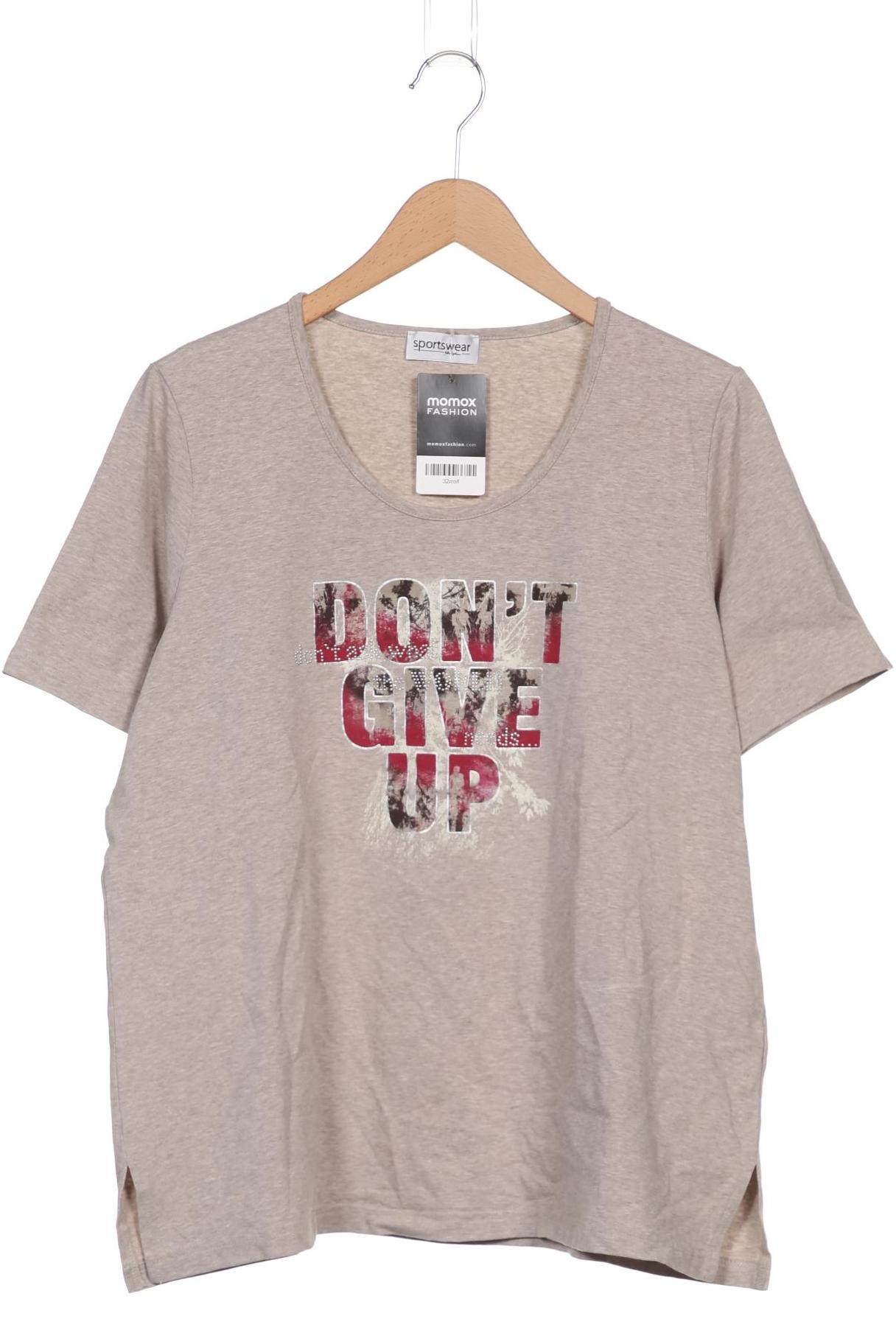 

Ulla Popken Damen T-Shirt, grau, Gr. 46