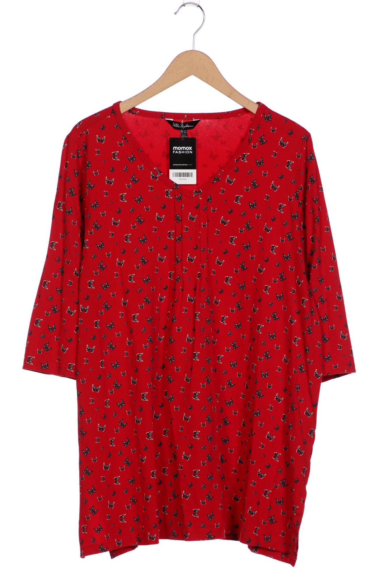 

Ulla Popken Damen Langarmshirt, rot, Gr. 46