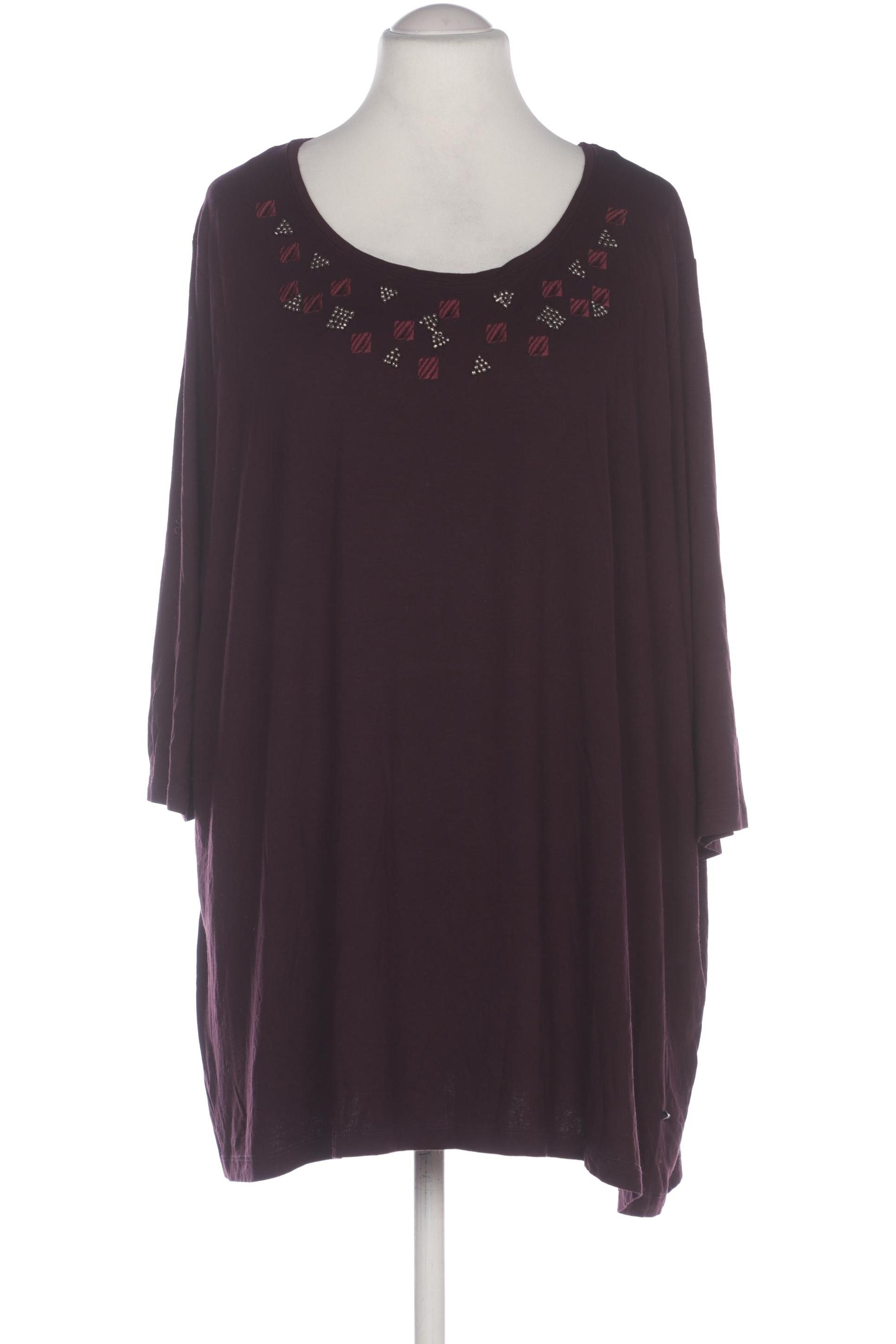 

Ulla Popken Damen T-Shirt, bordeaux, Gr. 58