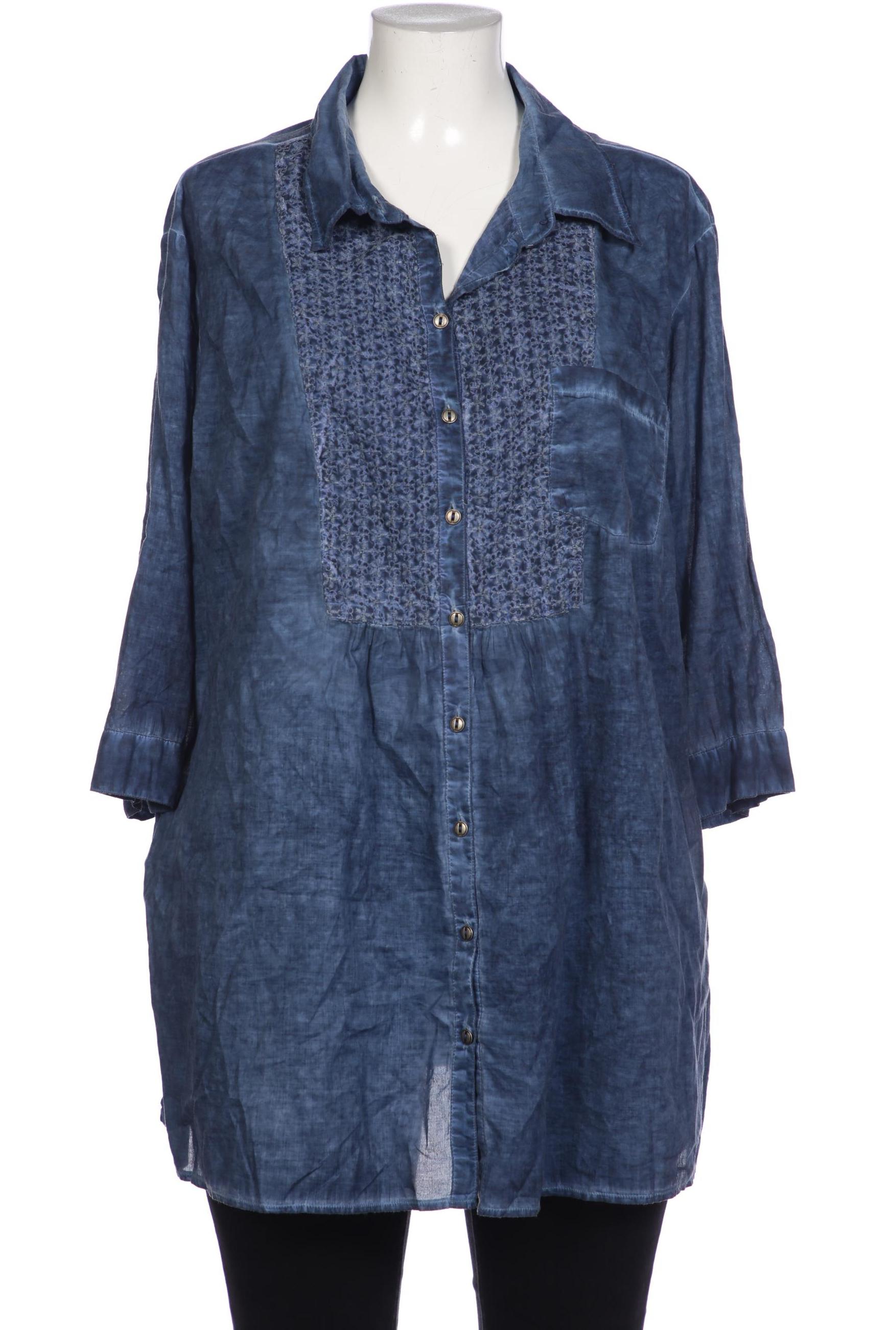 

Ulla Popken Damen Bluse, blau, Gr. 50