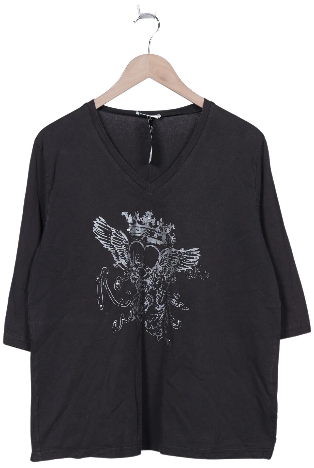

Ulla Popken Damen Langarmshirt, grau, Gr. 42