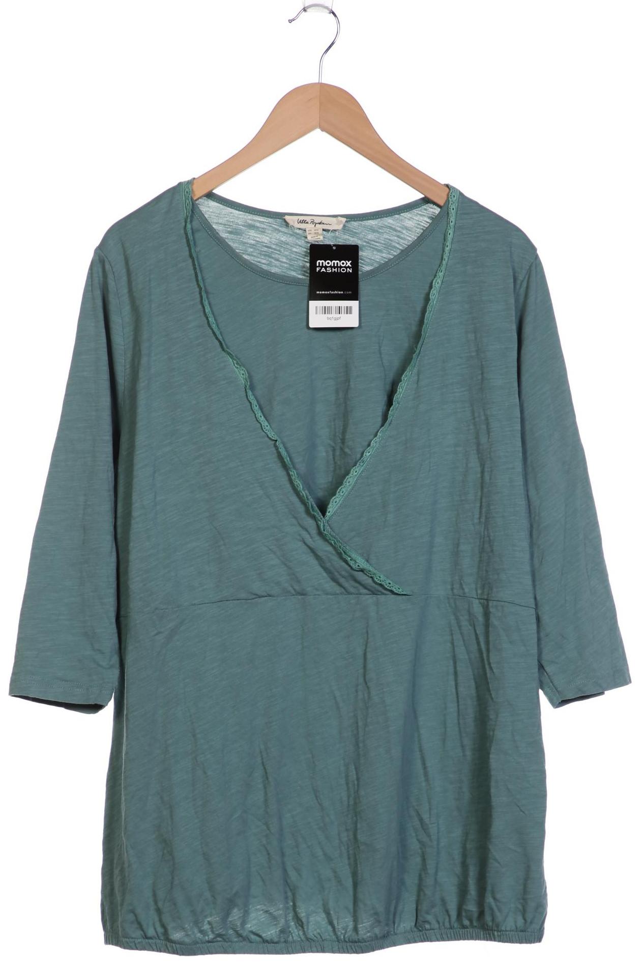 

Ulla Popken Damen Langarmshirt, türkis, Gr. 50