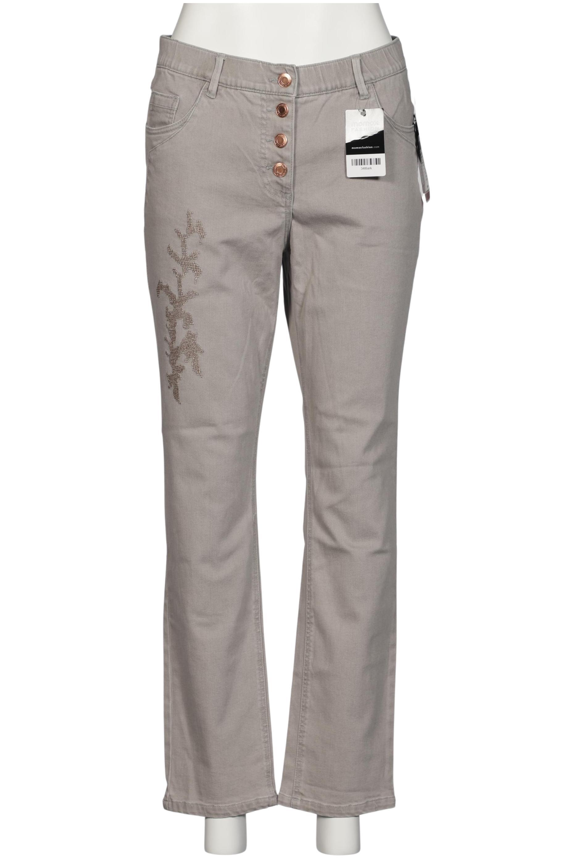 

Ulla Popken Damen Jeans, grau, Gr. 21