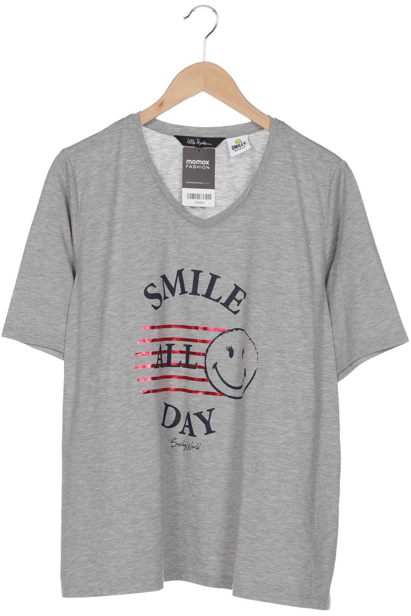 

Ulla Popken Damen T-Shirt, grau, Gr. 46