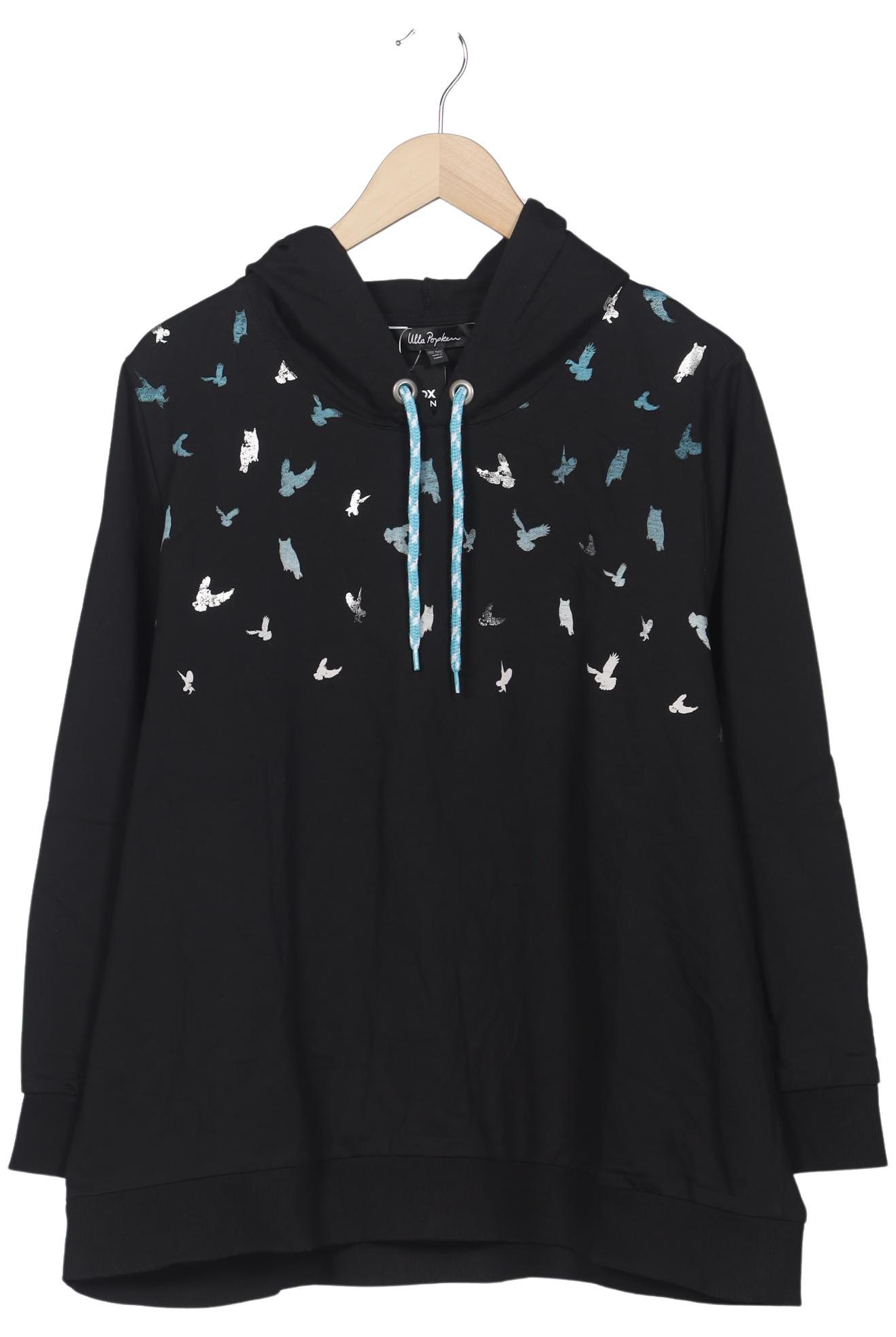 

Ulla Popken Damen Kapuzenpullover, schwarz, Gr. 50