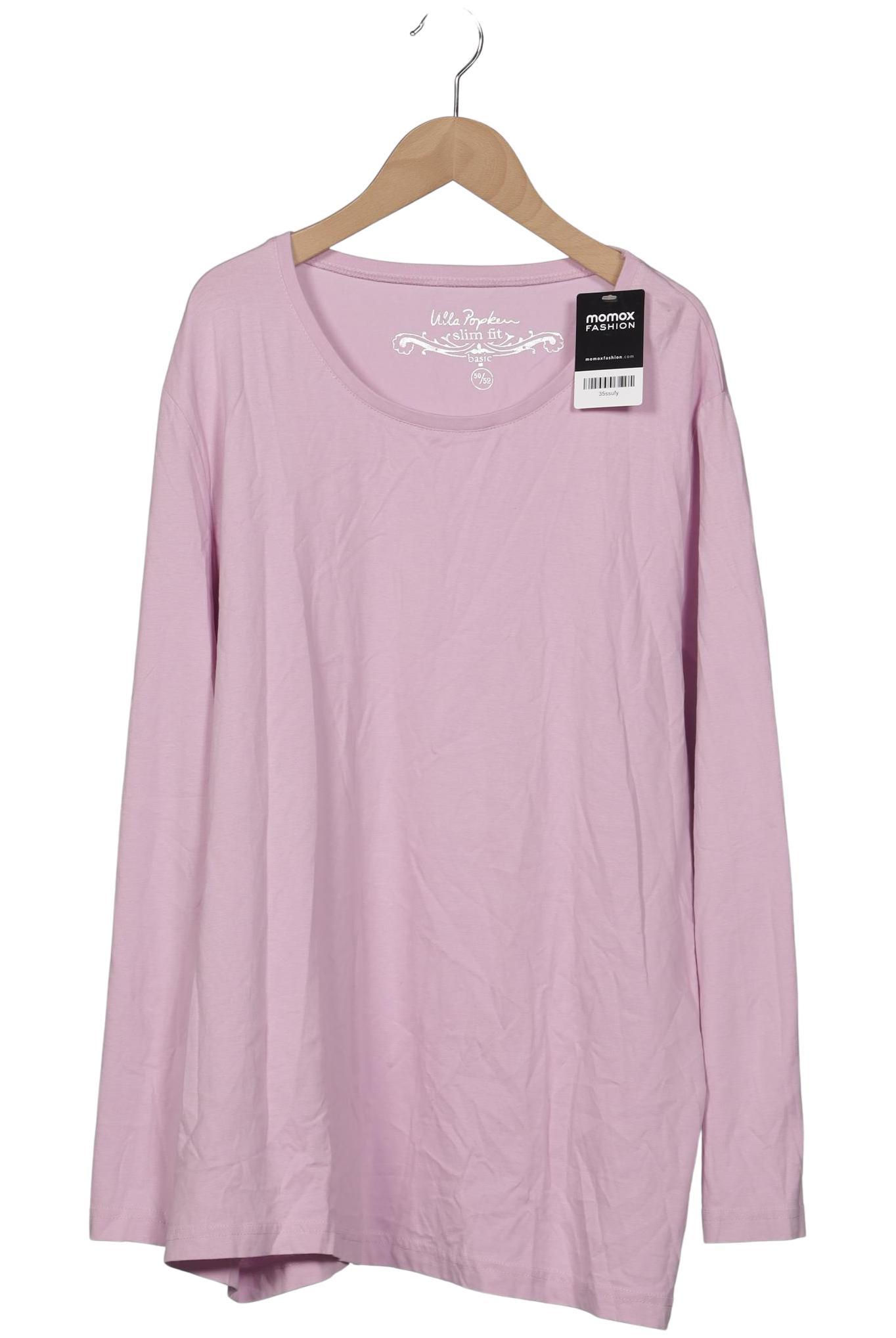 

Ulla Popken Damen Langarmshirt, pink, Gr. 50