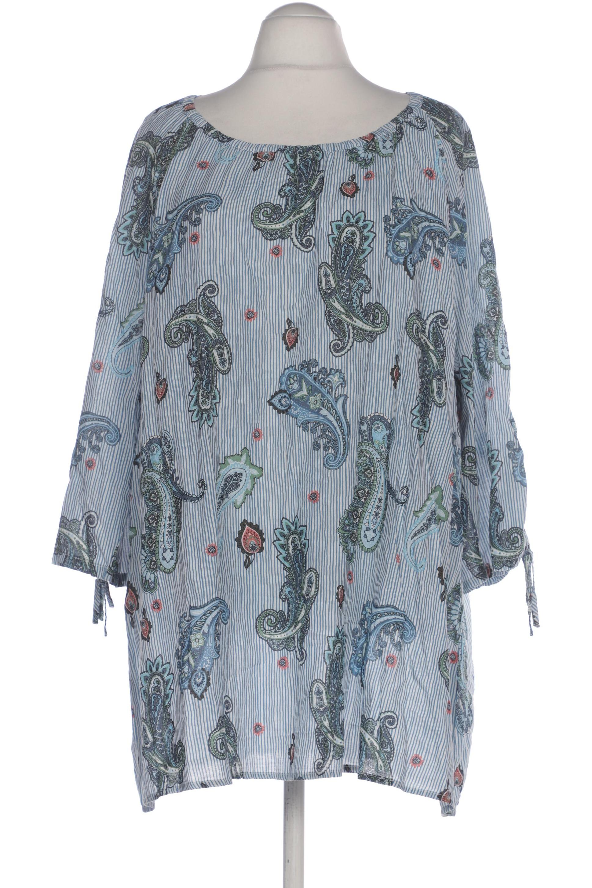 

Ulla Popken Damen Bluse, blau, Gr. 58