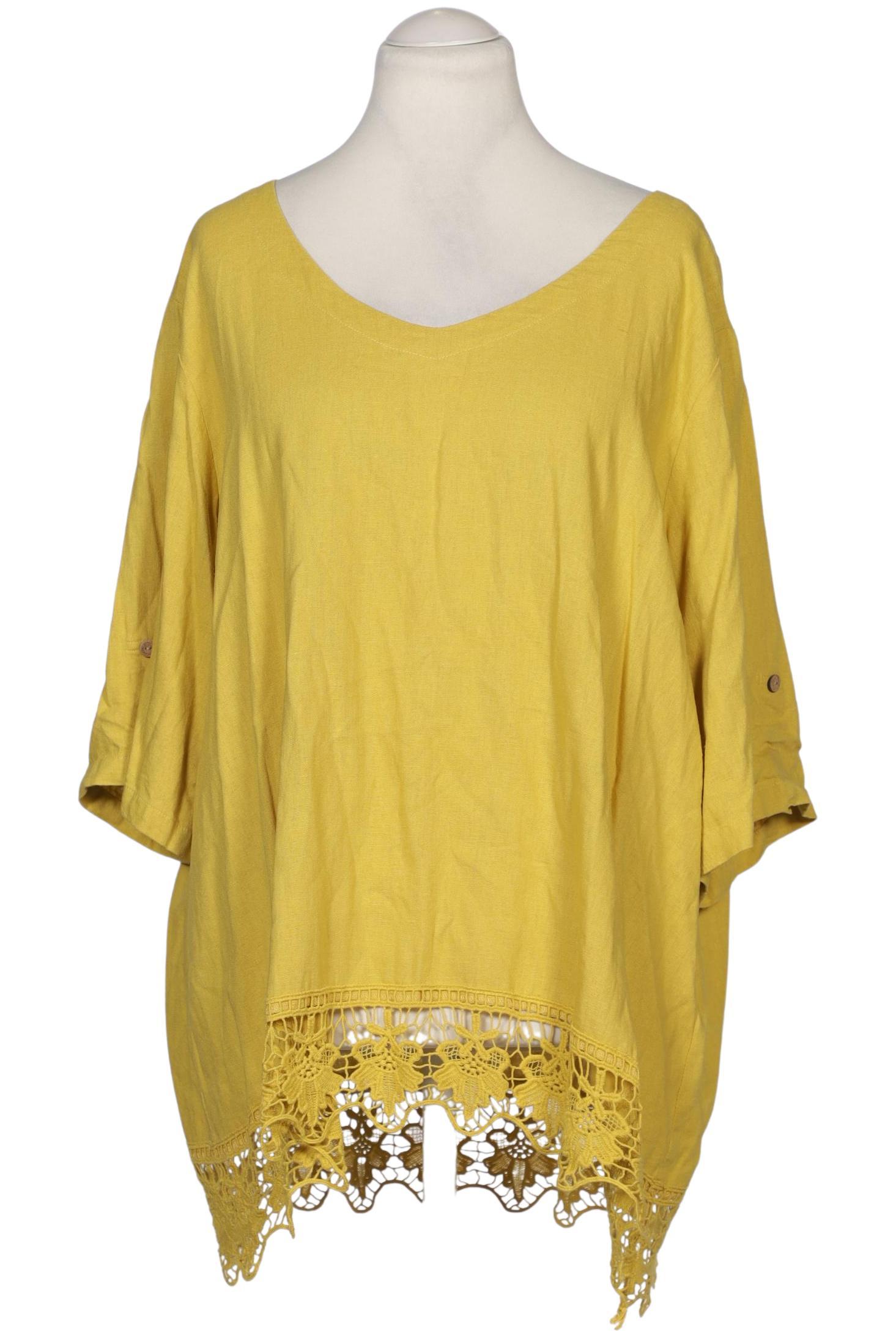 

Ulla Popken Damen Bluse, gelb, Gr. 48