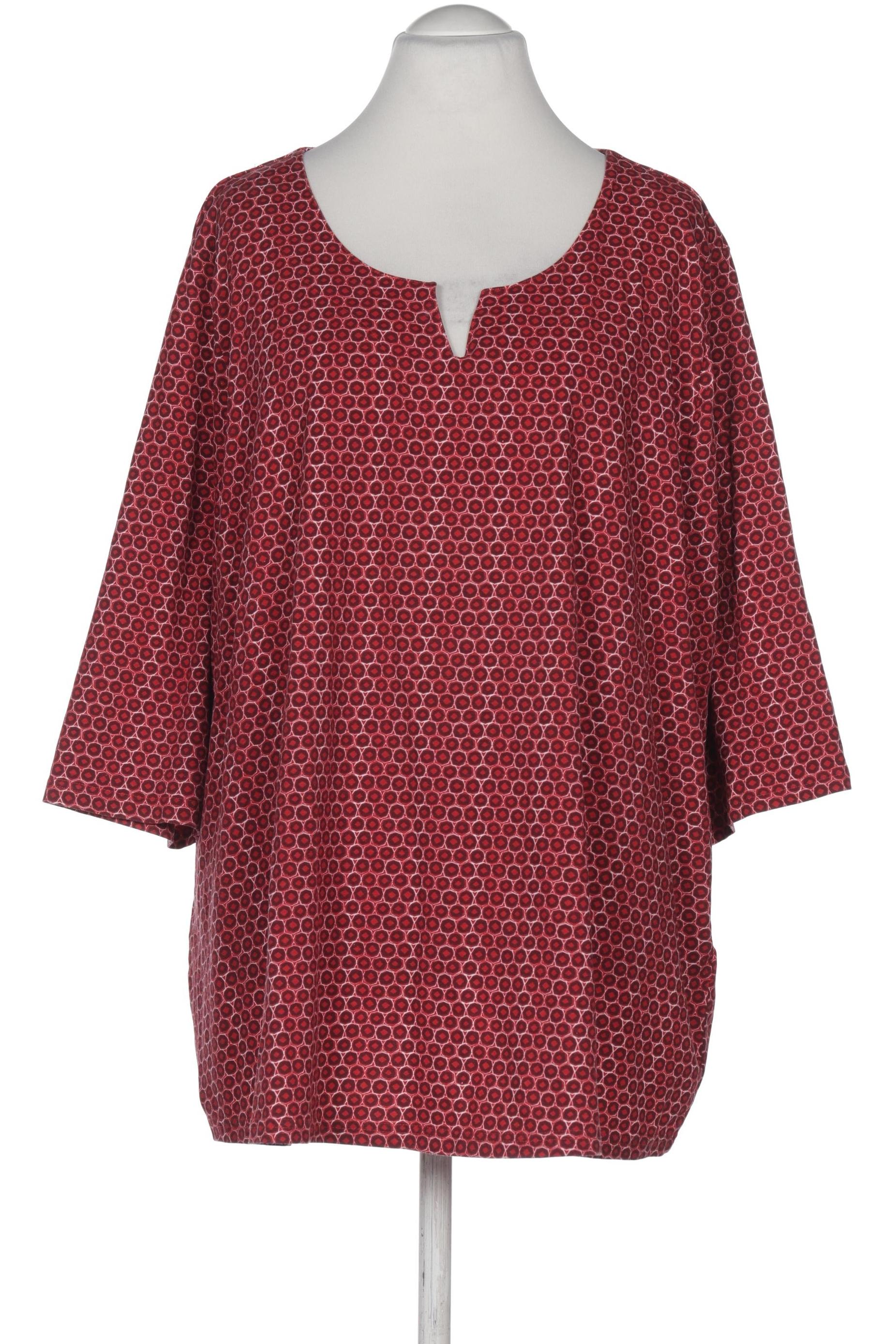 

Ulla Popken Damen Langarmshirt, rot, Gr. 54