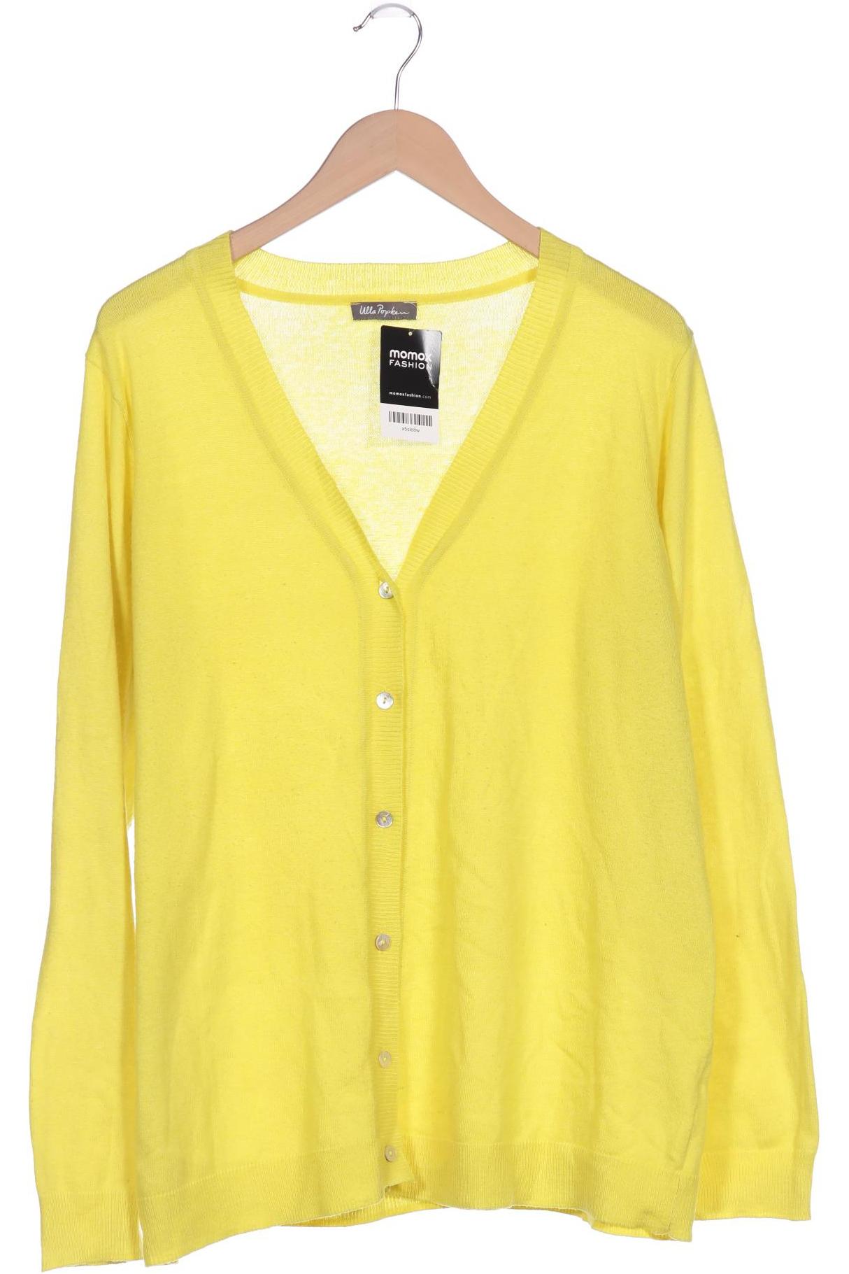 

Ulla Popken Damen Strickjacke, gelb, Gr. 48